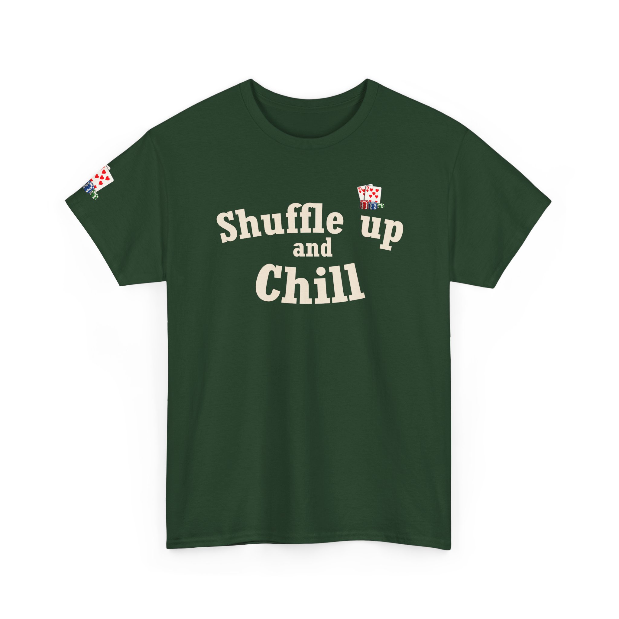 Shuffle Up and Chill T-Shirt — Dark Edition – Image 14