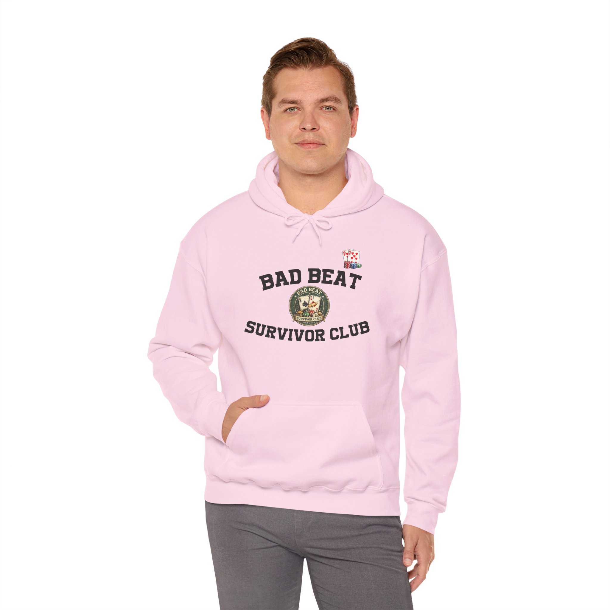 Bad Beat Survivor Club Hoodie — Light Edition – Image 22