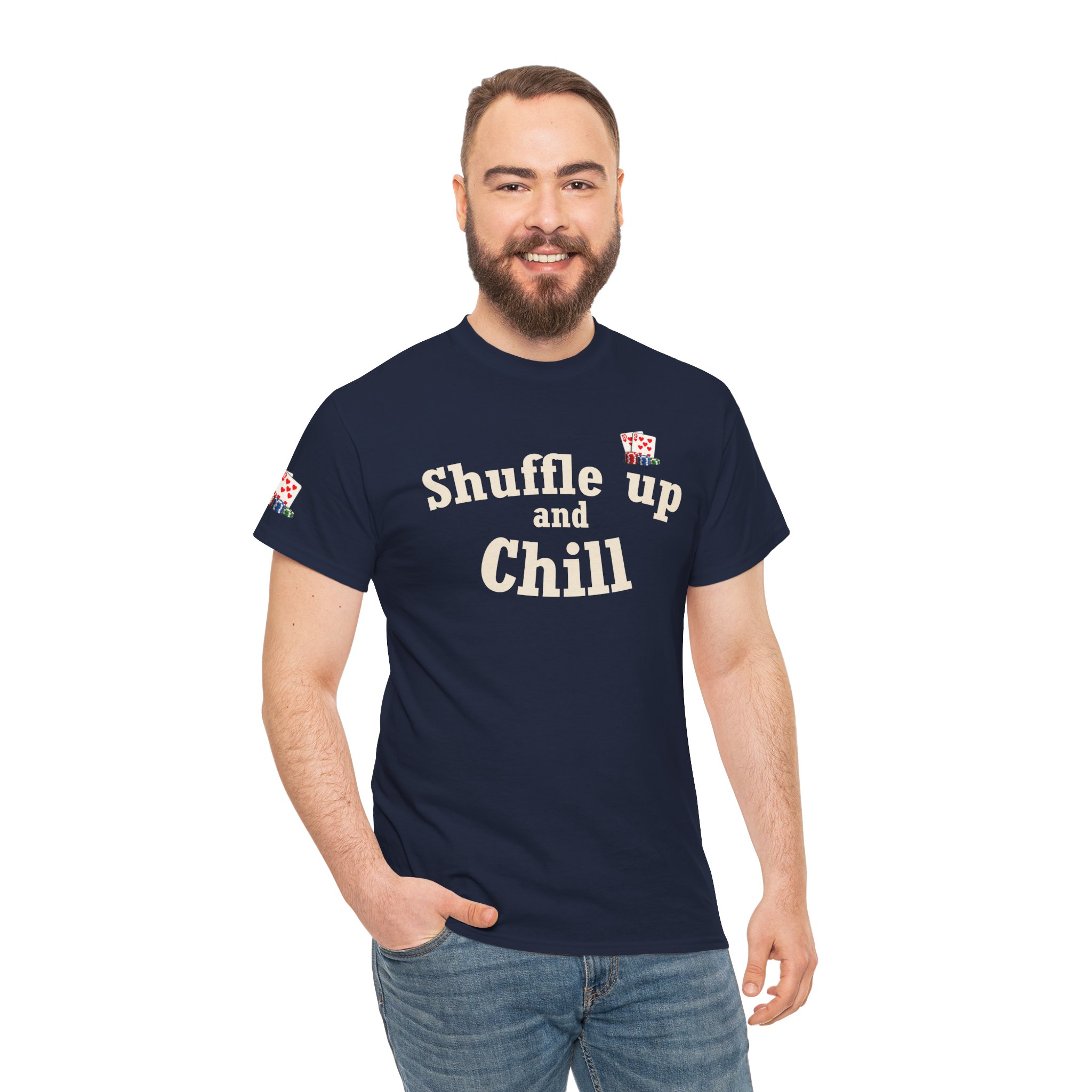 Shuffle Up and Chill T-Shirt — Dark Edition – Image 29