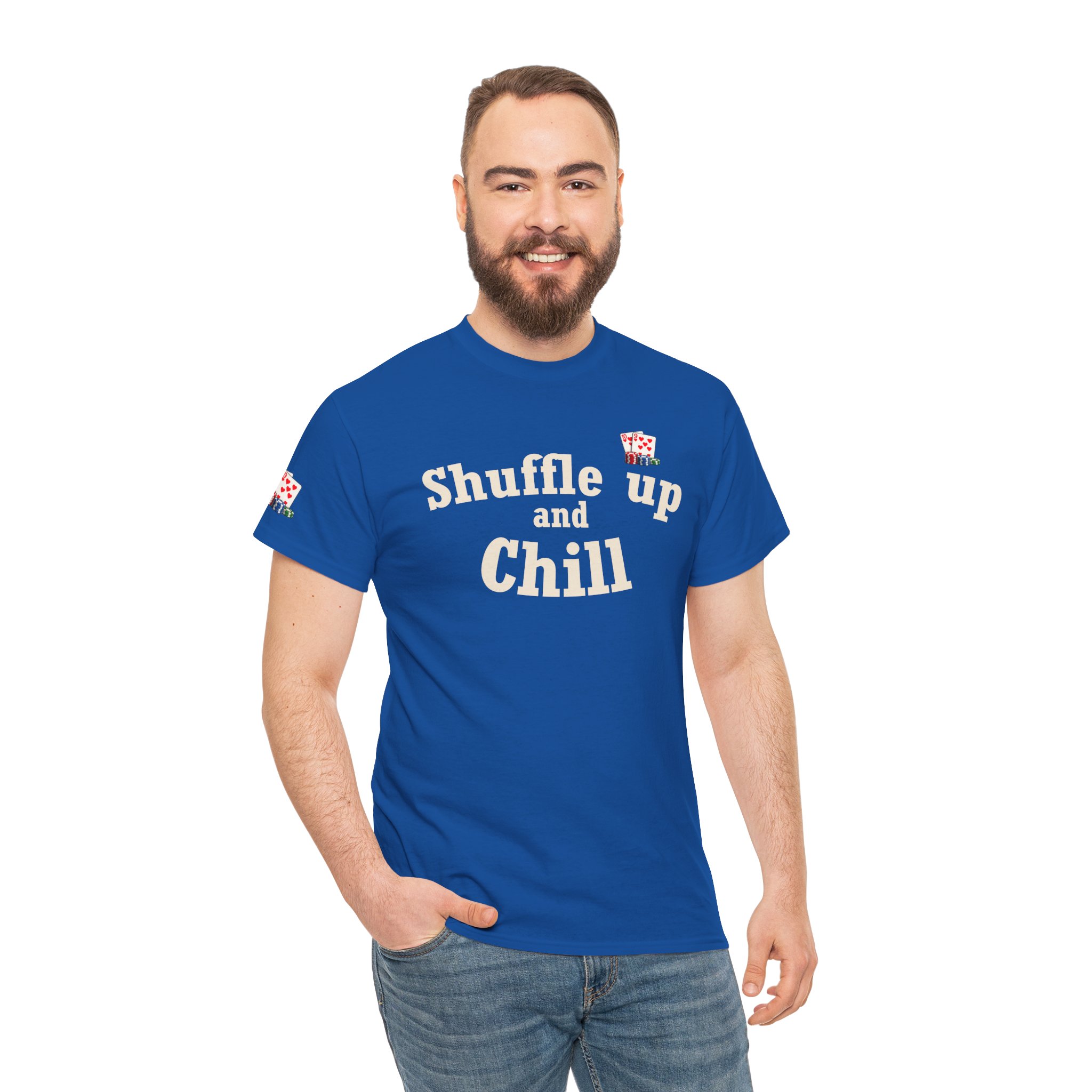 Shuffle Up and Chill T-Shirt — Dark Edition – Image 21