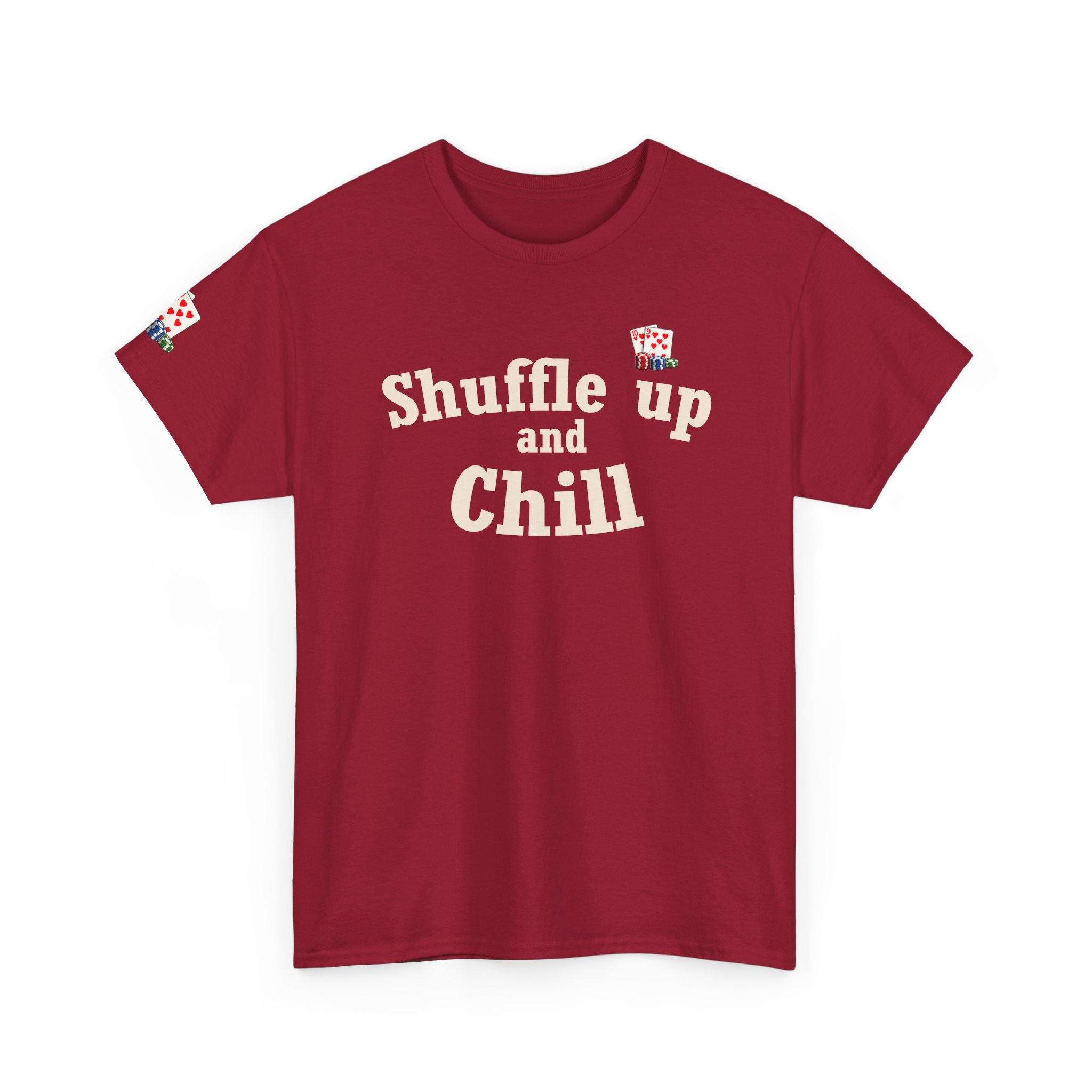 Shuffle Up and Chill T-Shirt — Dark Edition – Image 10