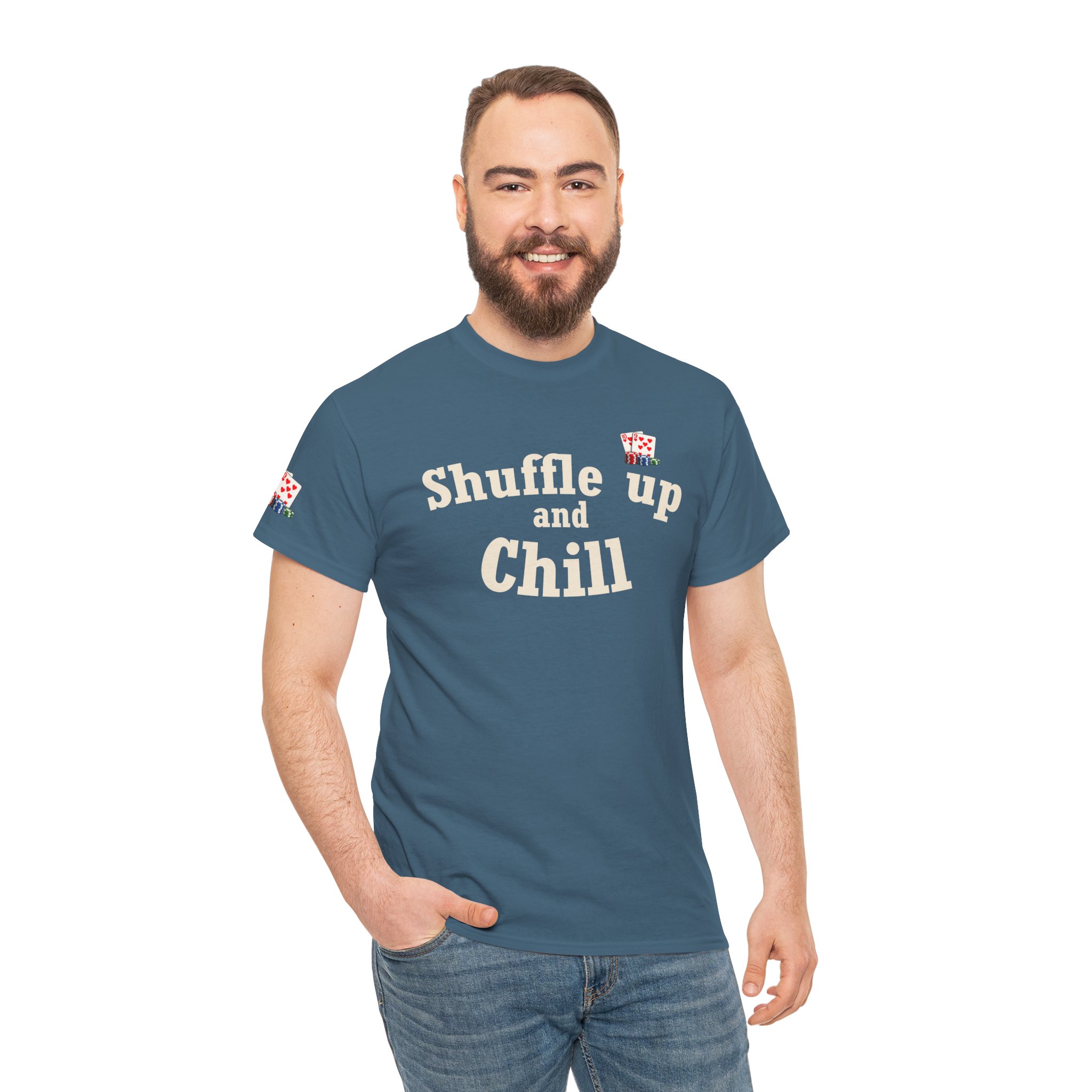 Shuffle Up and Chill T-Shirt — Dark Edition – Image 41