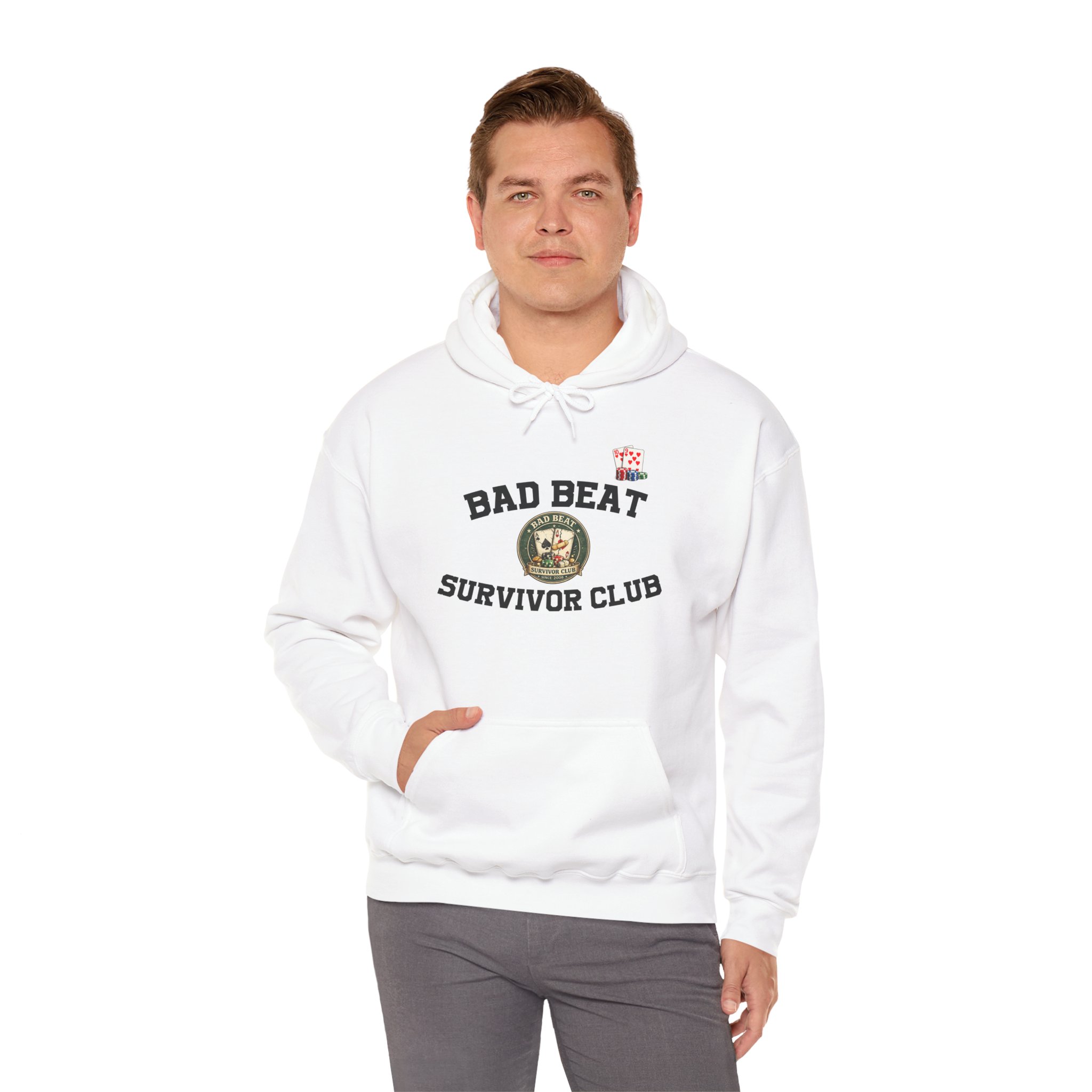 Bad Beat Survivor Club Hoodie — Light Edition