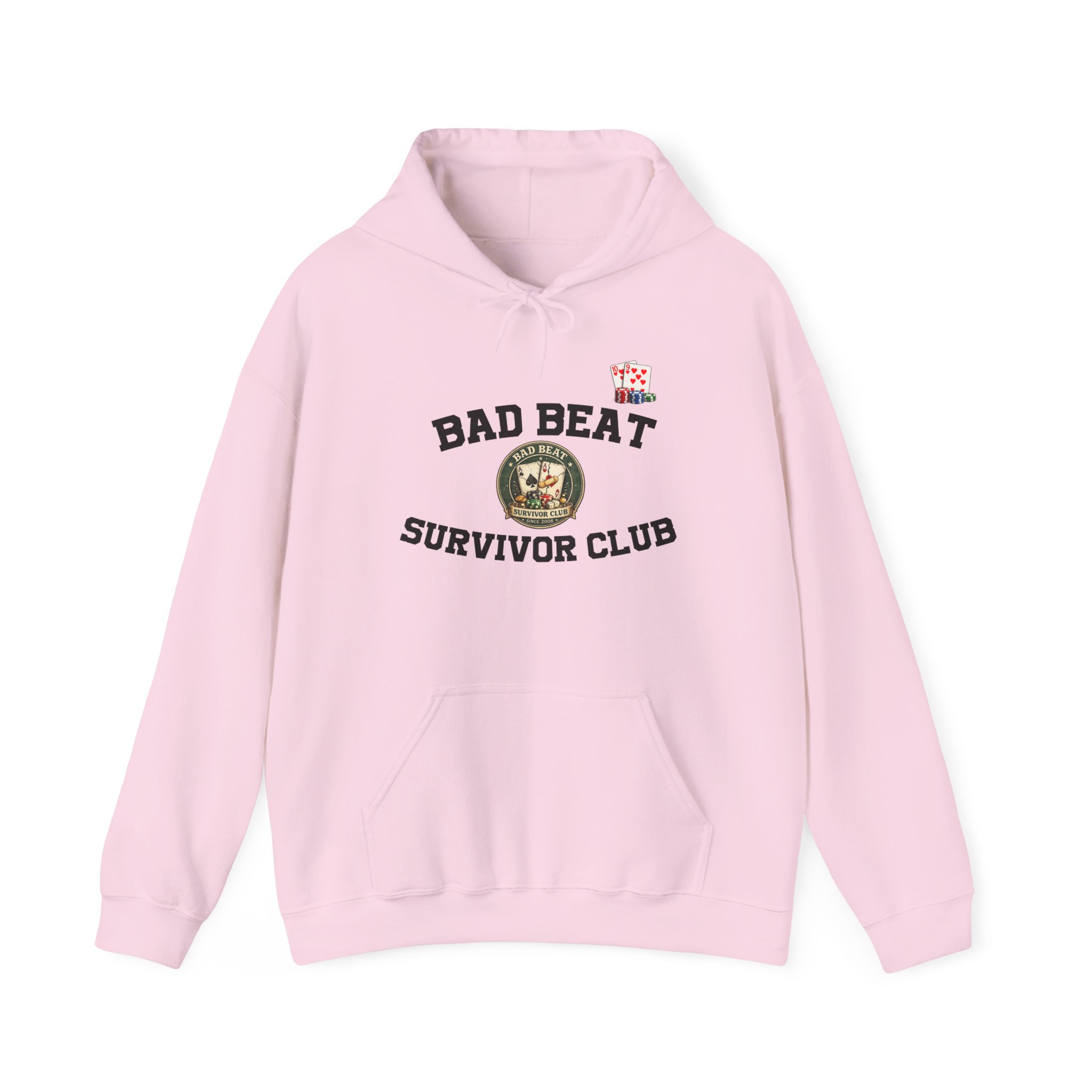 Bad Beat Survivor Club Hoodie — Light Edition – Image 23