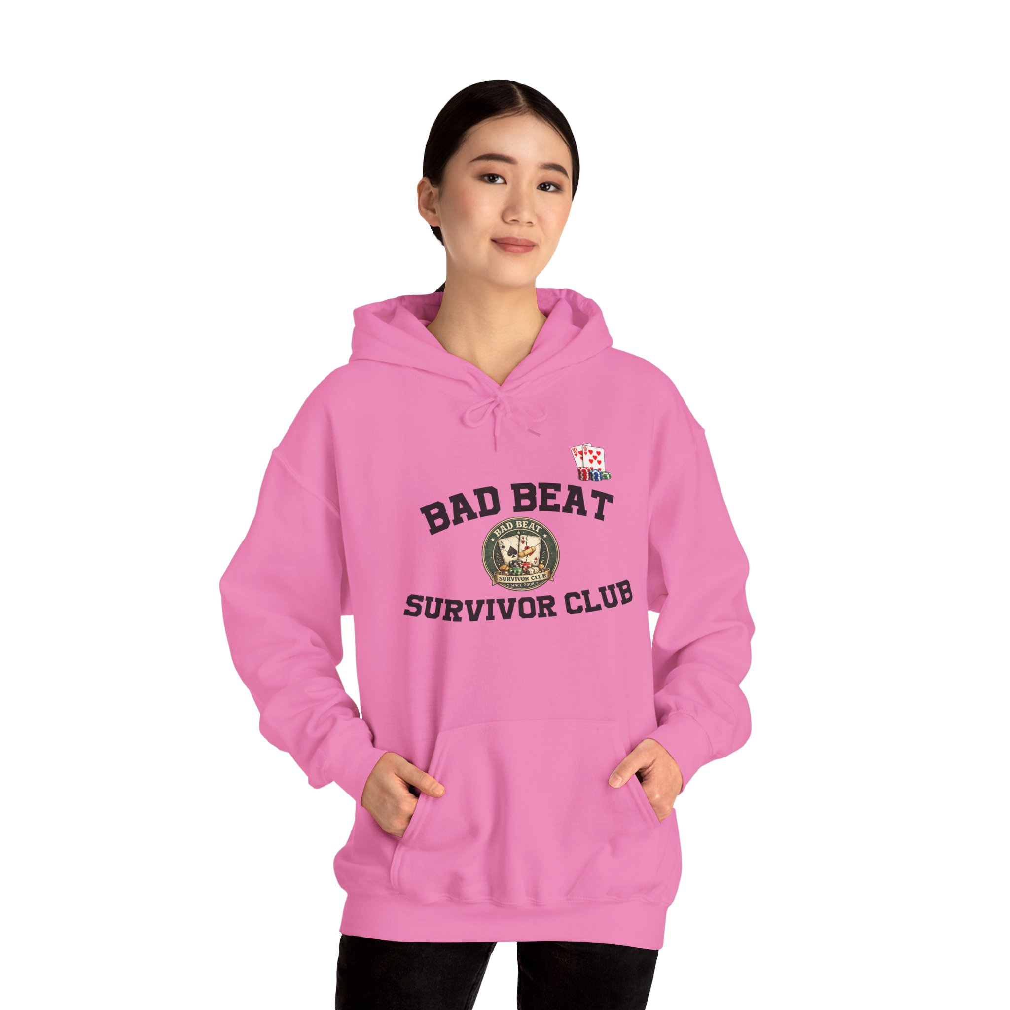 Bad Beat Survivor Club Hoodie — Light Edition – Image 27