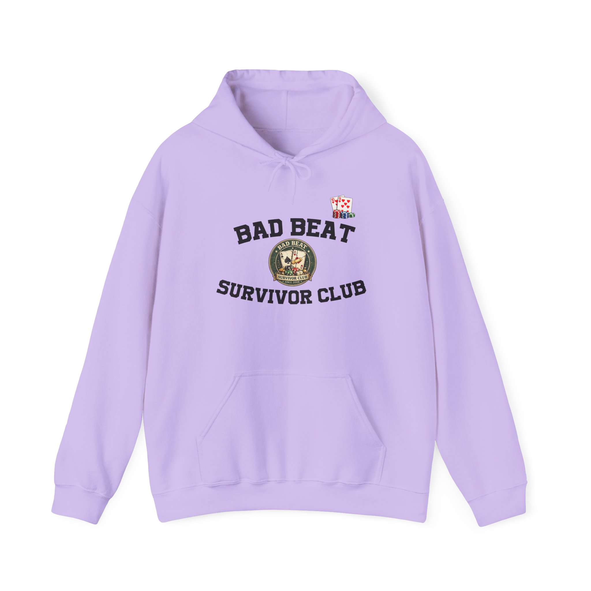 Bad Beat Survivor Club Hoodie — Light Edition – Image 20