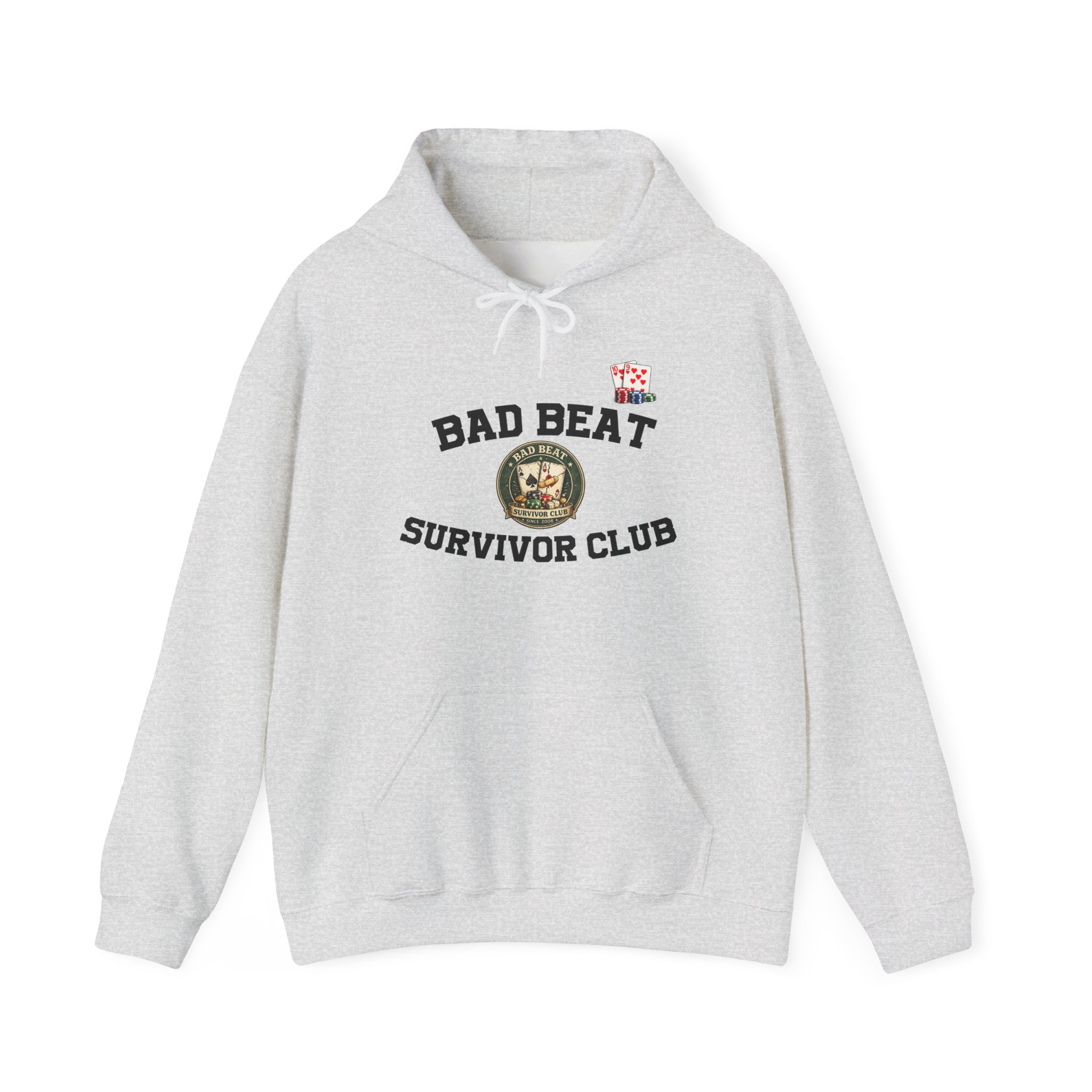 Bad Beat Survivor Club Hoodie — Light Edition – Image 5