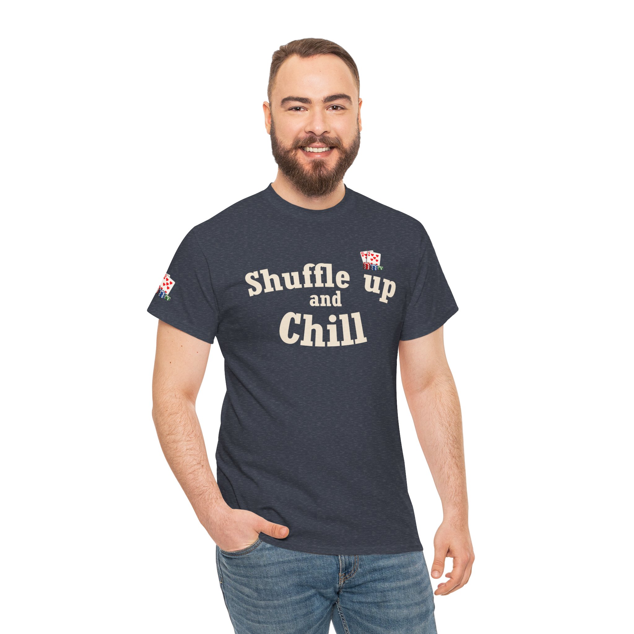 Shuffle Up and Chill T-Shirt — Dark Edition – Image 33