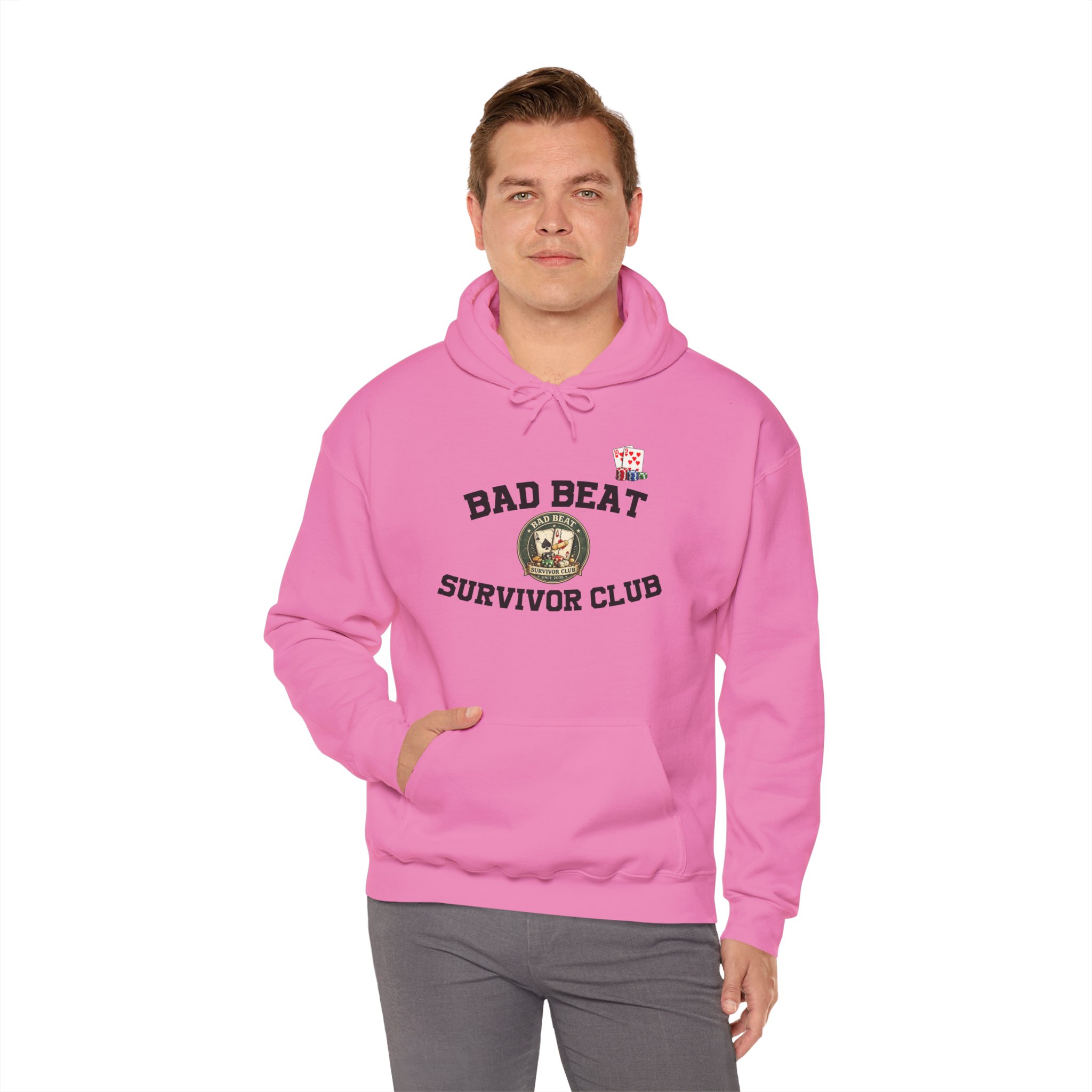 Bad Beat Survivor Club Hoodie — Light Edition – Image 25