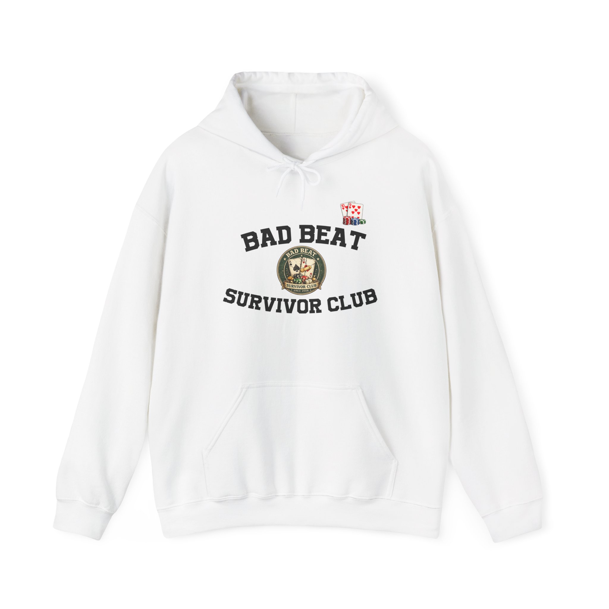 Bad Beat Survivor Club Hoodie — Light Edition – Image 2