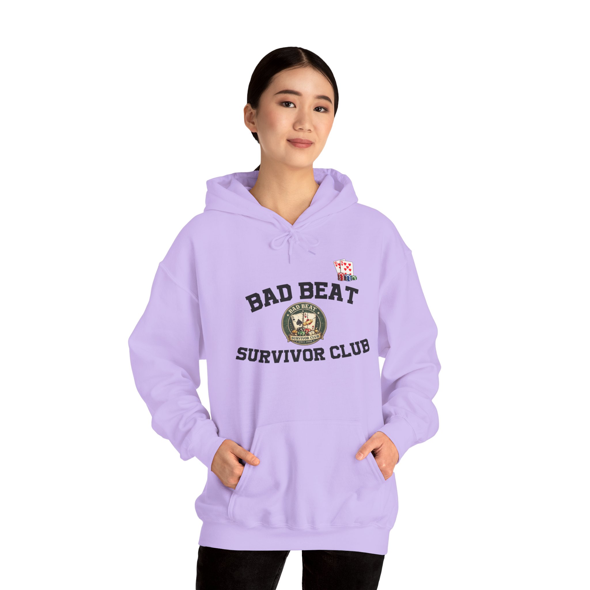 Bad Beat Survivor Club Hoodie — Light Edition – Image 21