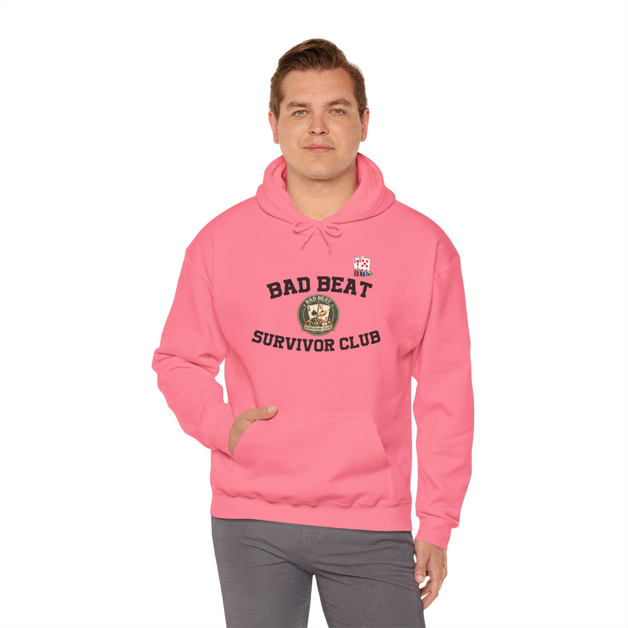 Bad Beat Survivor Club Hoodie — Light Edition – Image 28
