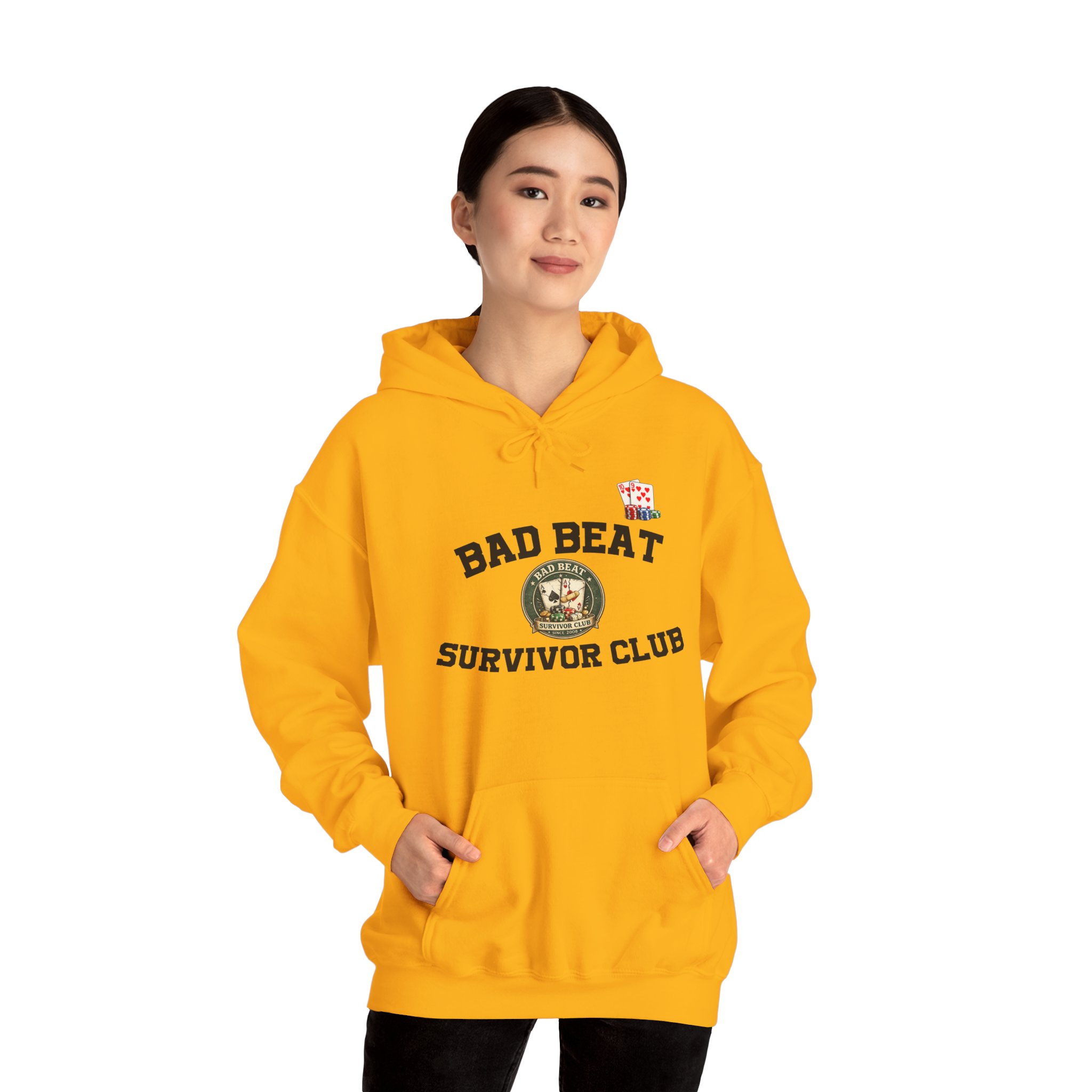 Bad Beat Survivor Club Hoodie — Light Edition – Image 15