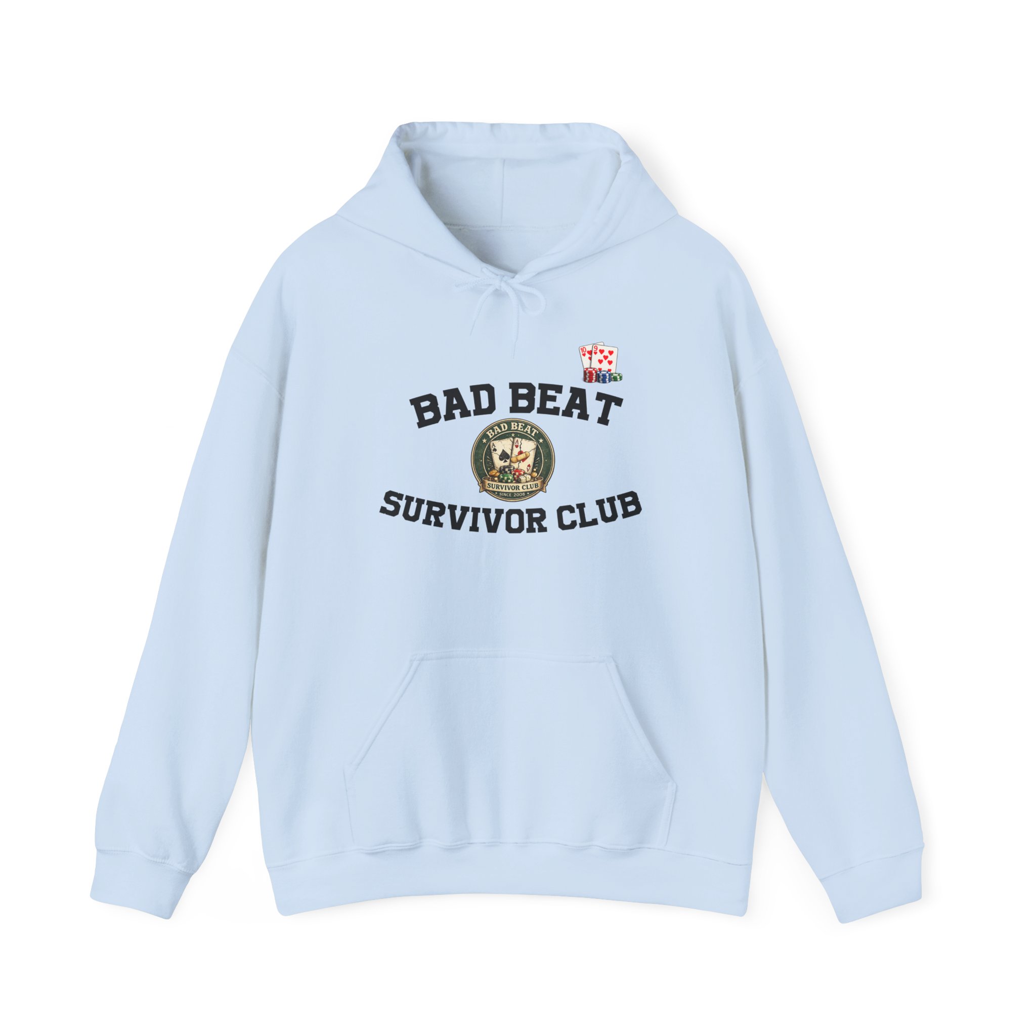 Bad Beat Survivor Club Hoodie — Light Edition – Image 17