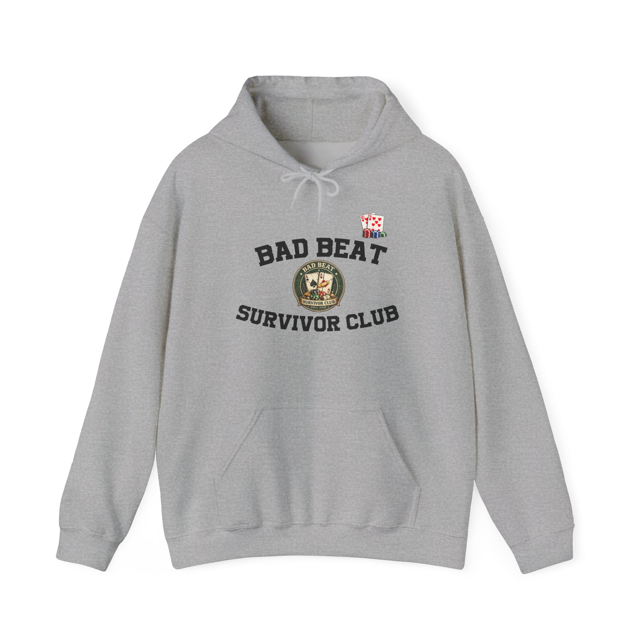 Bad Beat Survivor Club Hoodie — Light Edition – Image 11