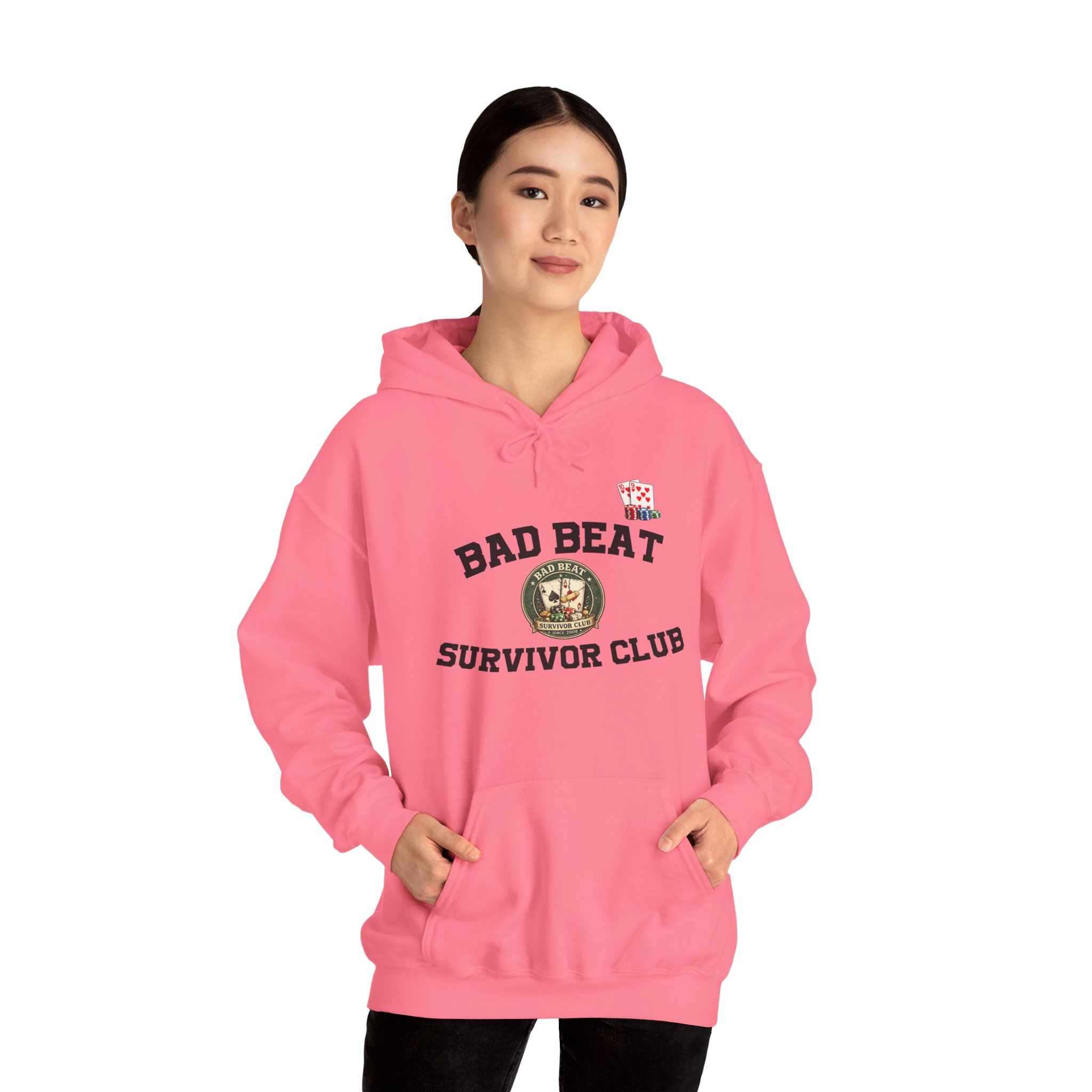Bad Beat Survivor Club Hoodie — Light Edition – Image 30