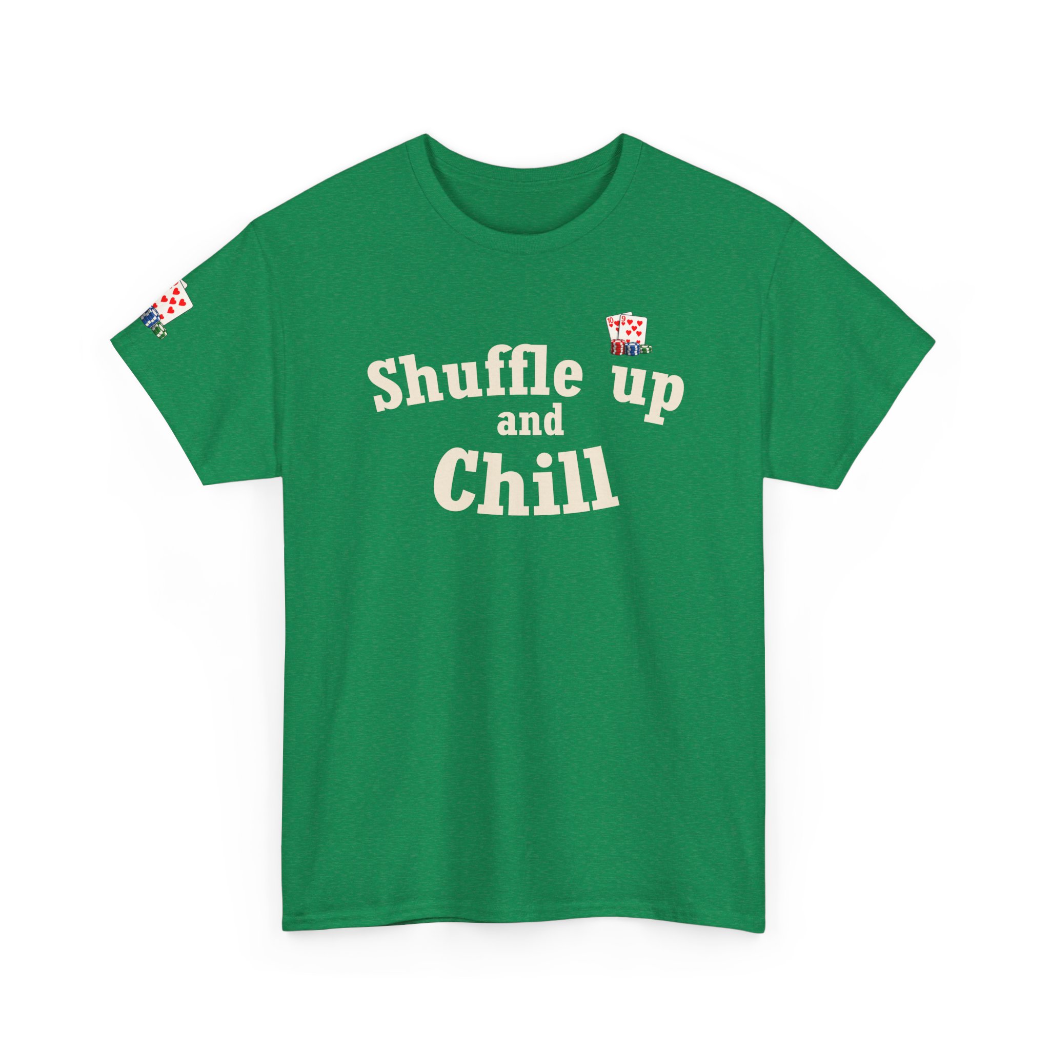 Shuffle Up and Chill T-Shirt — Dark Edition – Image 2
