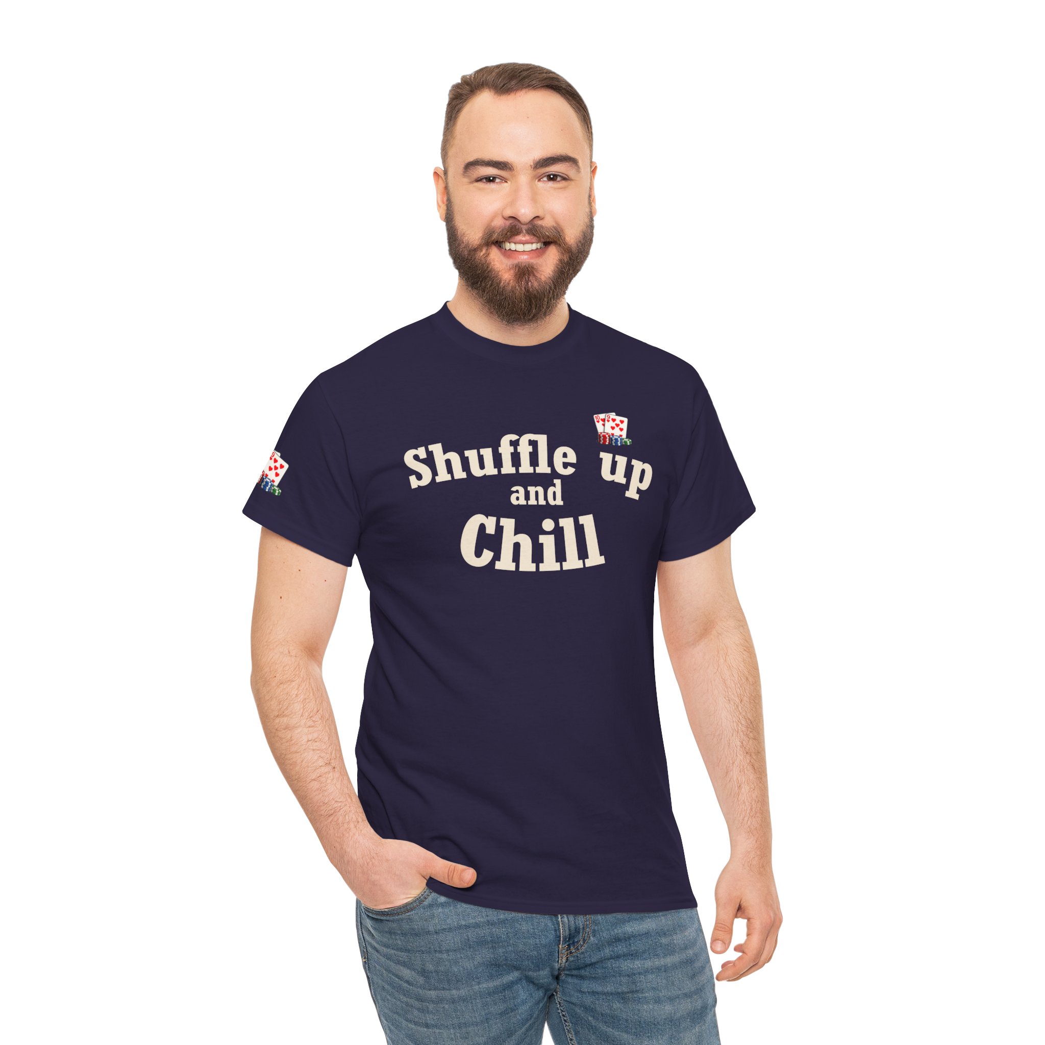Shuffle Up and Chill T-Shirt — Dark Edition – Image 45