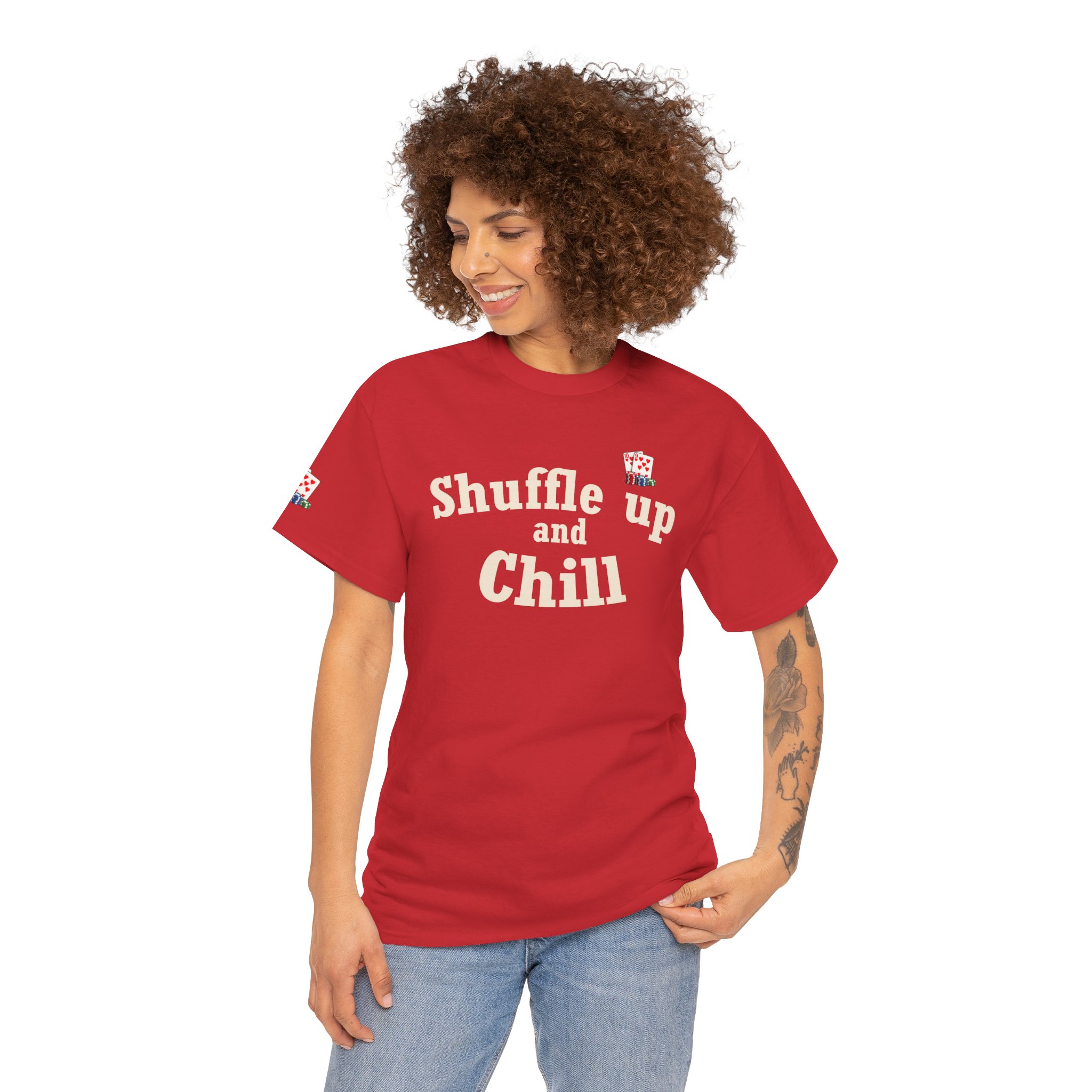 Shuffle Up and Chill T-Shirt — Dark Edition – Image 27