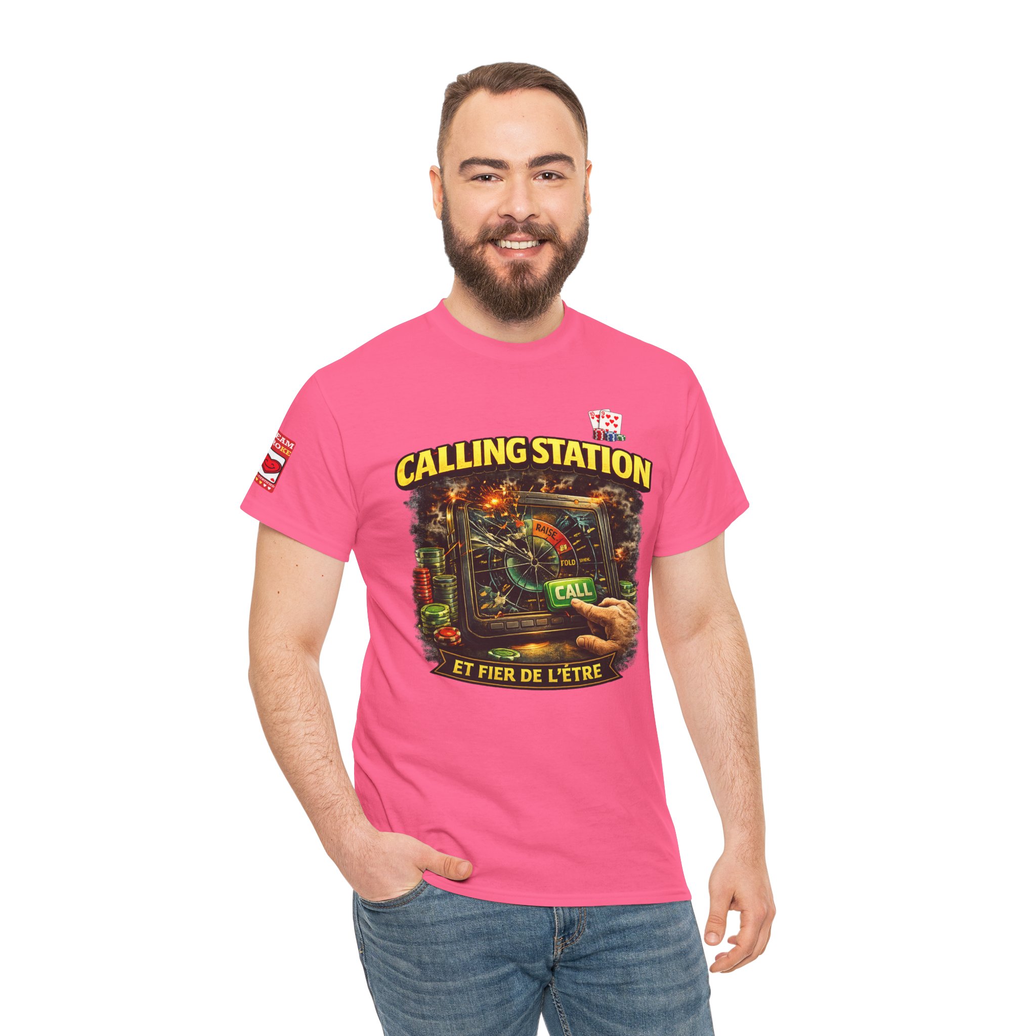 Calling Station Poker T-Shirt — Light Edition – Image 45