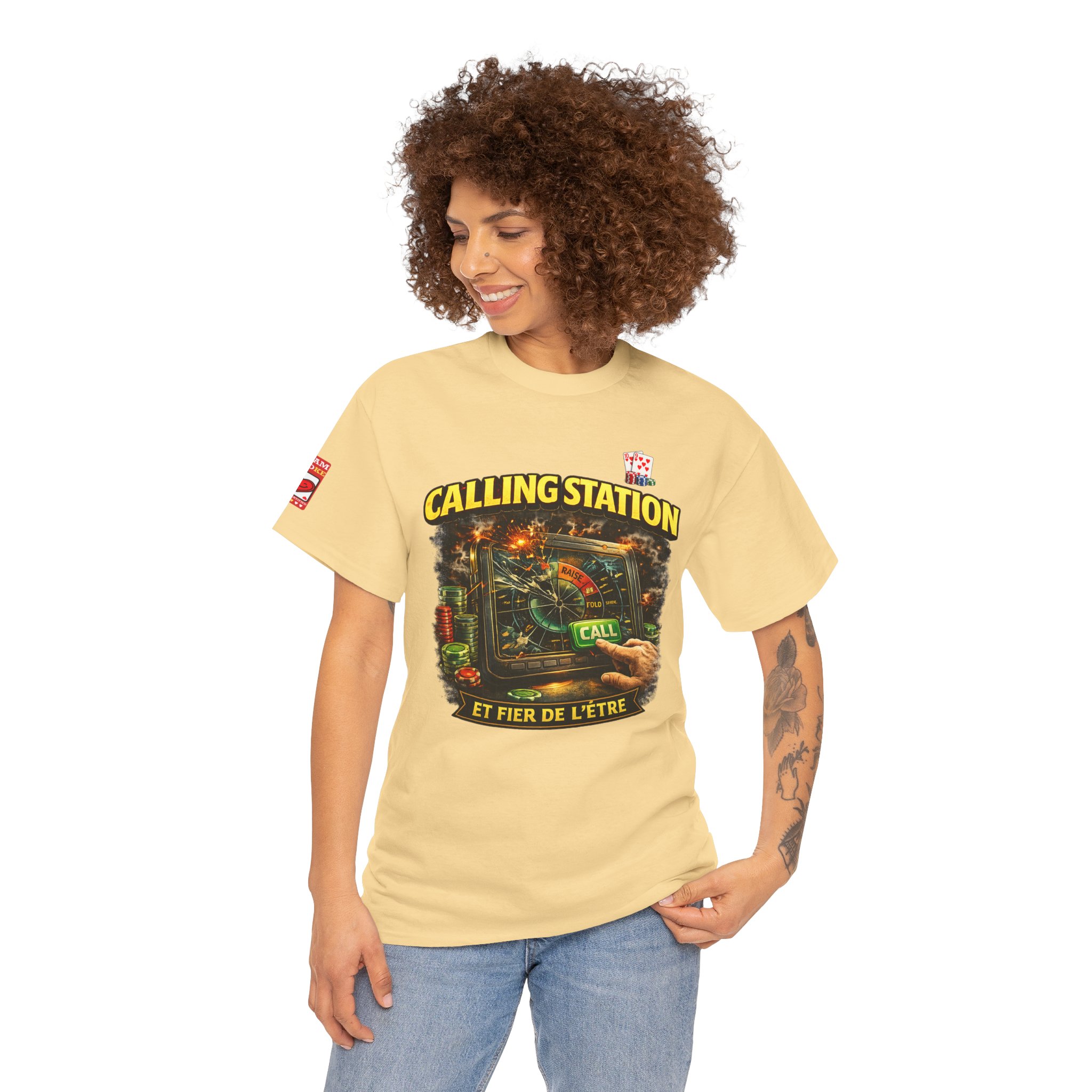 Calling Station Poker T-Shirt — Light Edition – Image 19