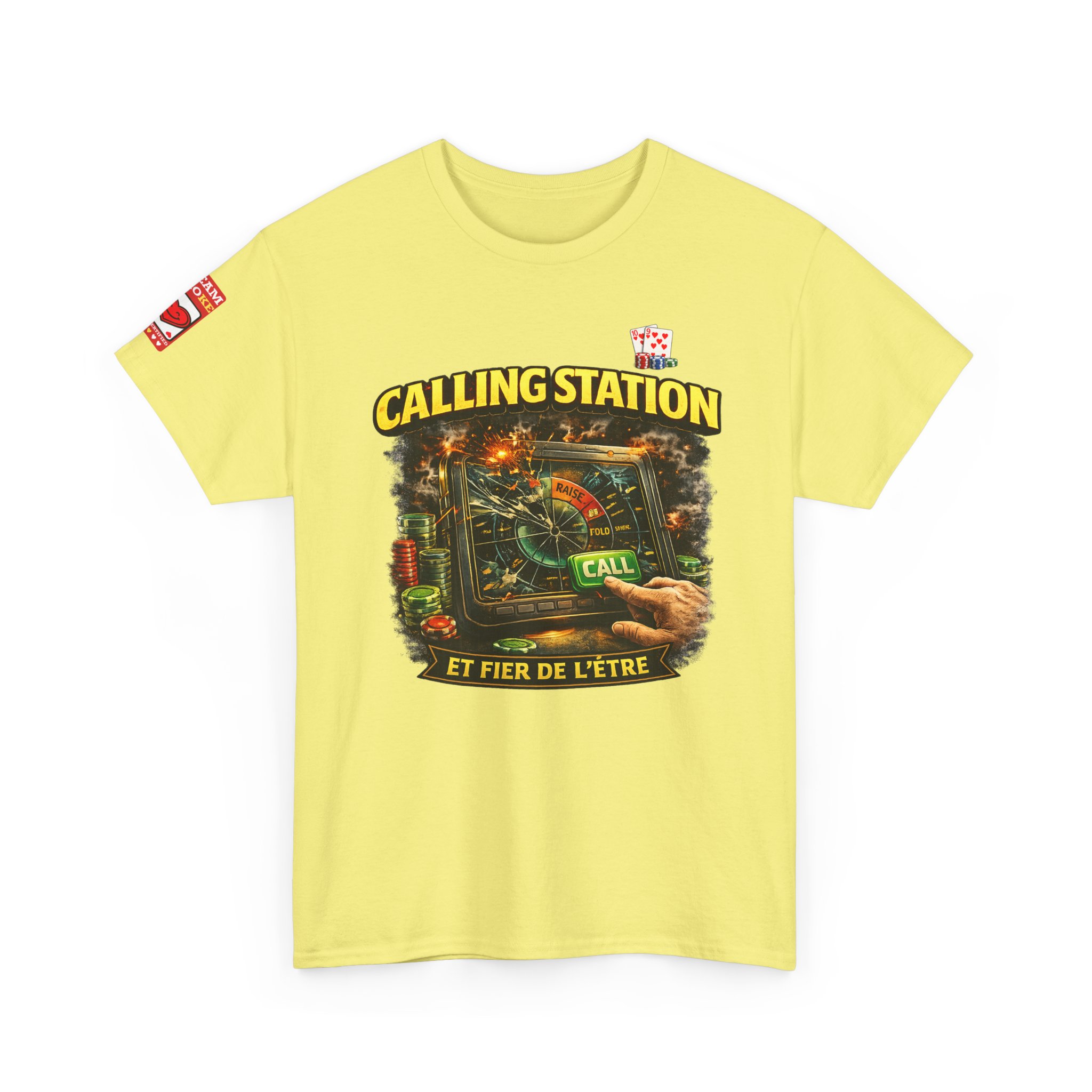 Calling Station Poker T-Shirt — Light Edition – Image 26