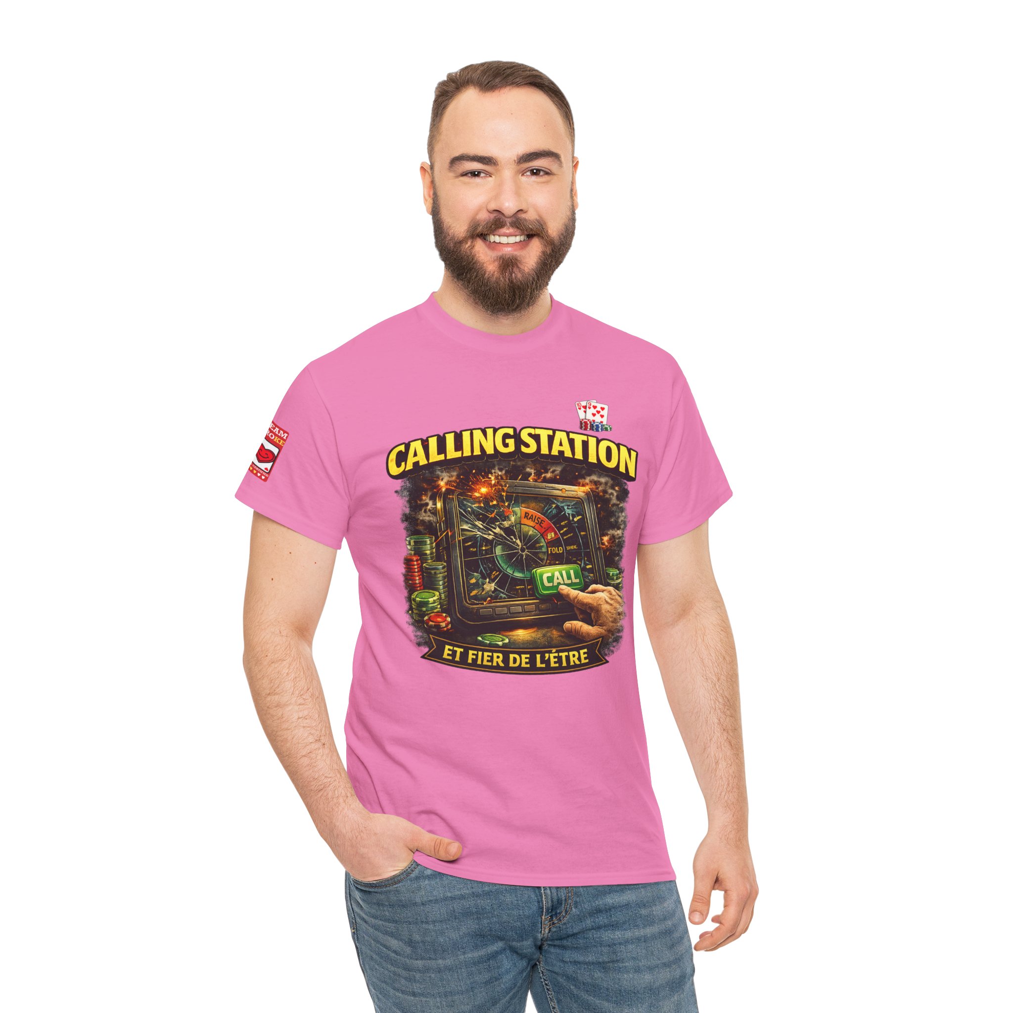 Calling Station Poker T-Shirt — Light Edition – Image 41