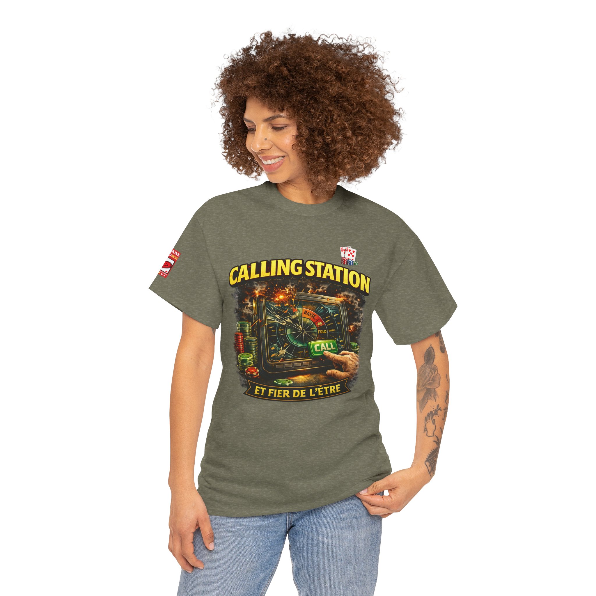 Calling Station Poker T‑Shirt — Dark Edition – Image 7
