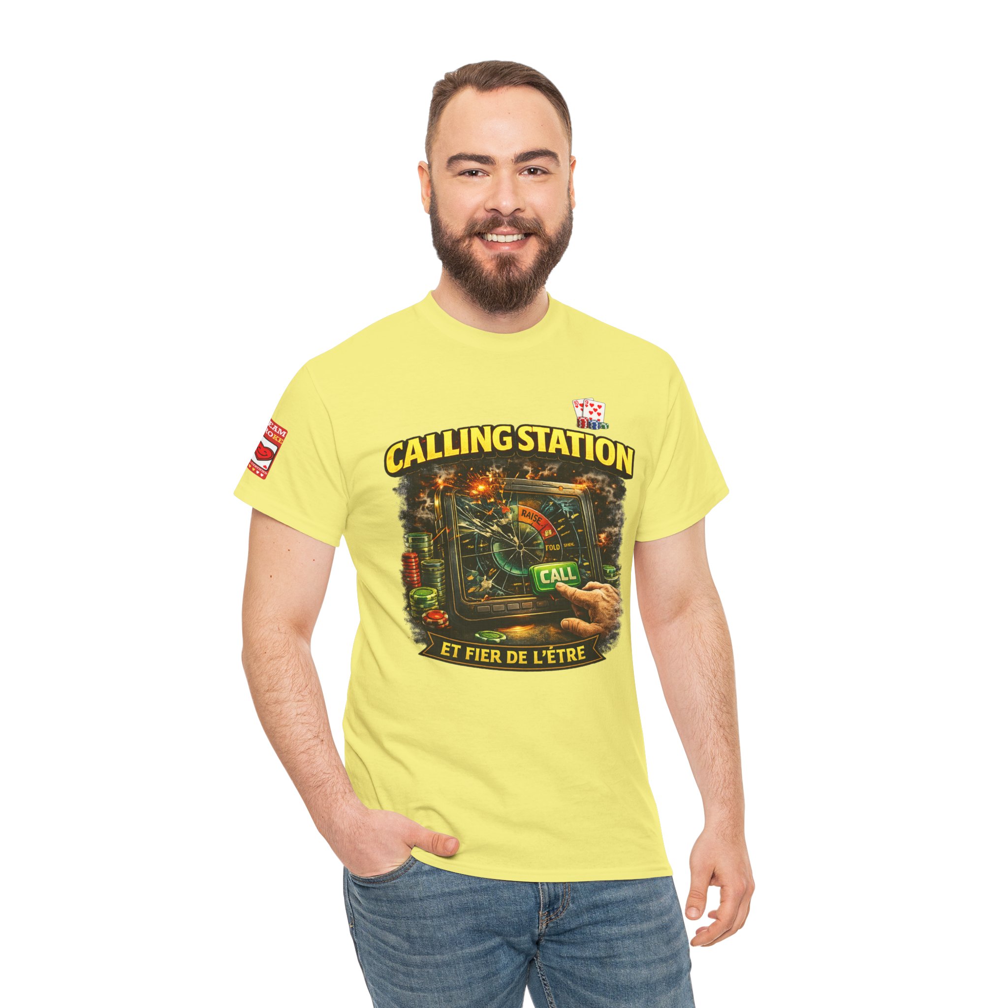 Calling Station Poker T-Shirt — Light Edition – Image 25