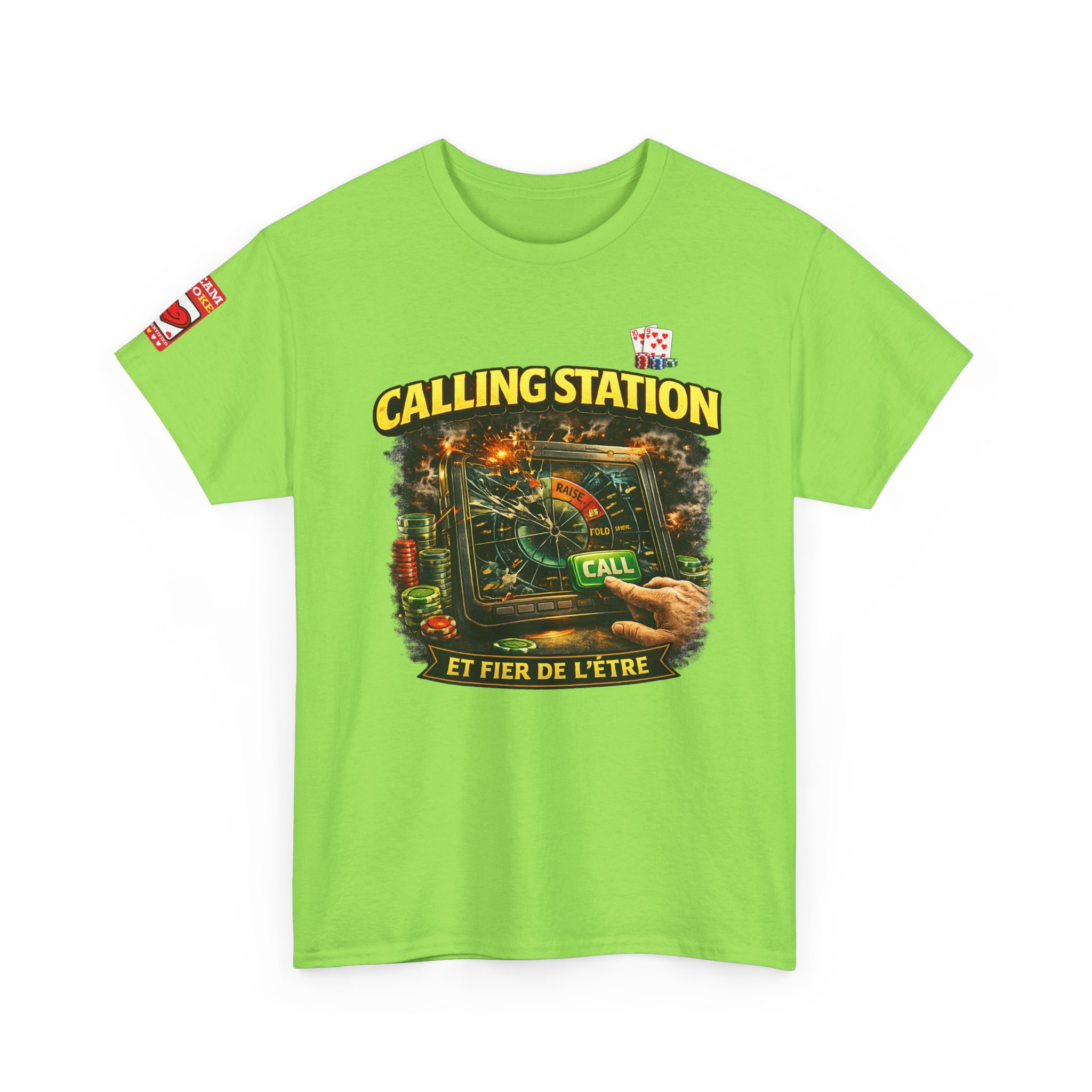 Calling Station Poker T-Shirt — Light Edition – Image 30