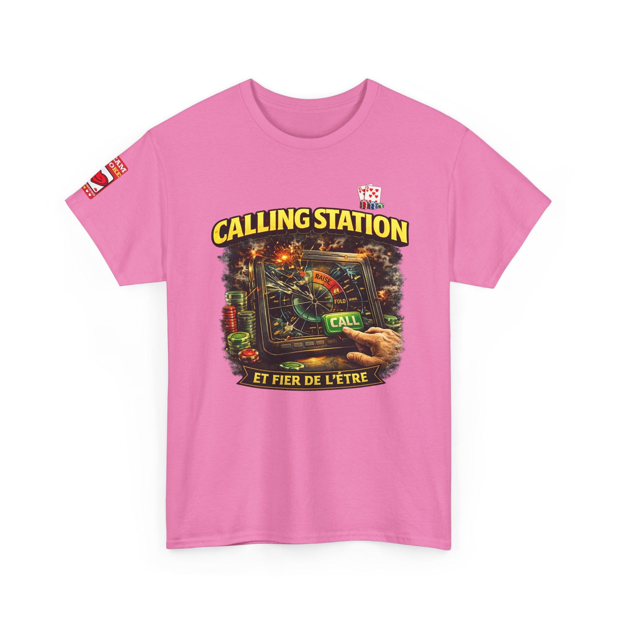 Calling Station Poker T-Shirt — Light Edition – Image 42