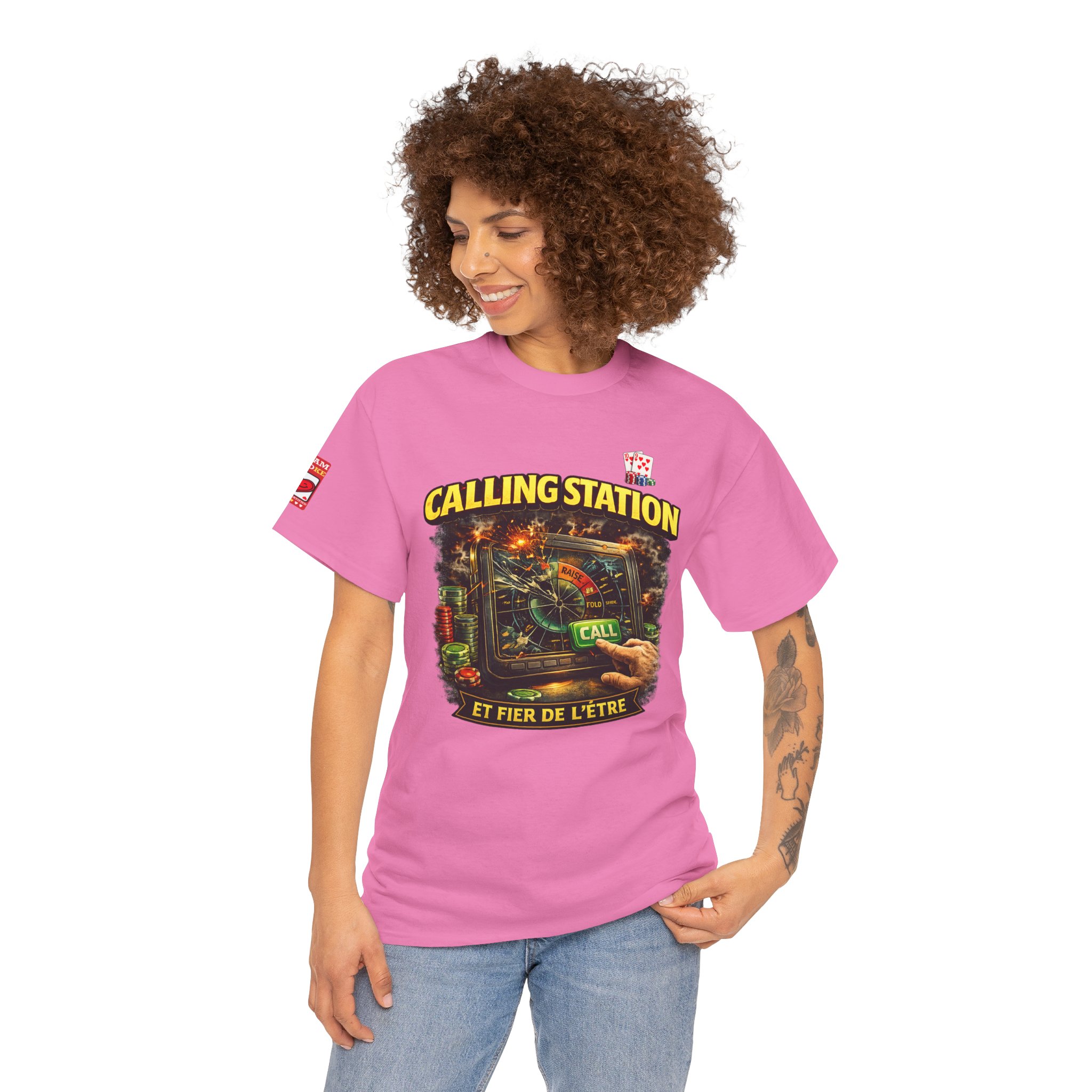 Calling Station Poker T-Shirt — Light Edition – Image 43