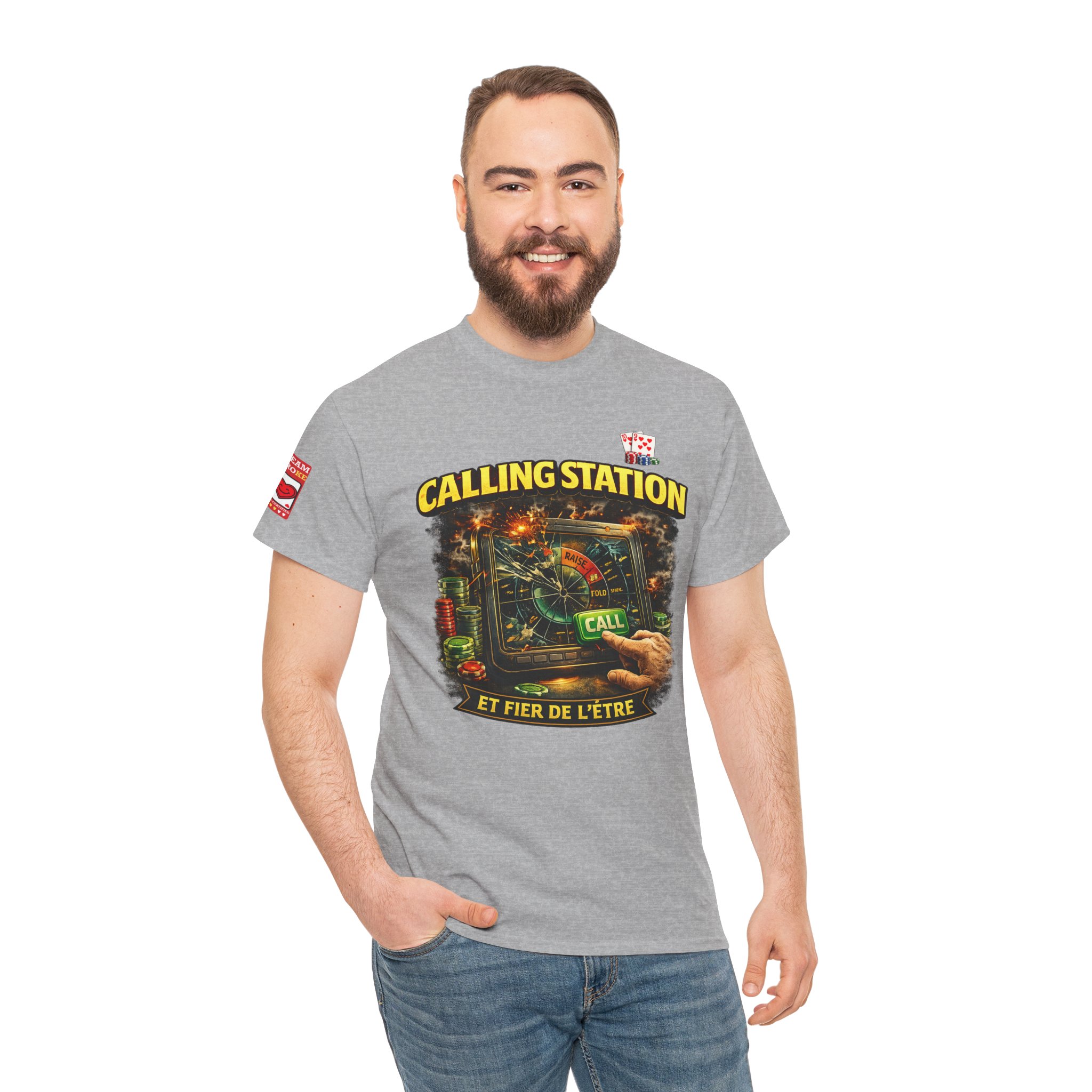 Calling Station Poker T-Shirt — Light Edition – Image 21