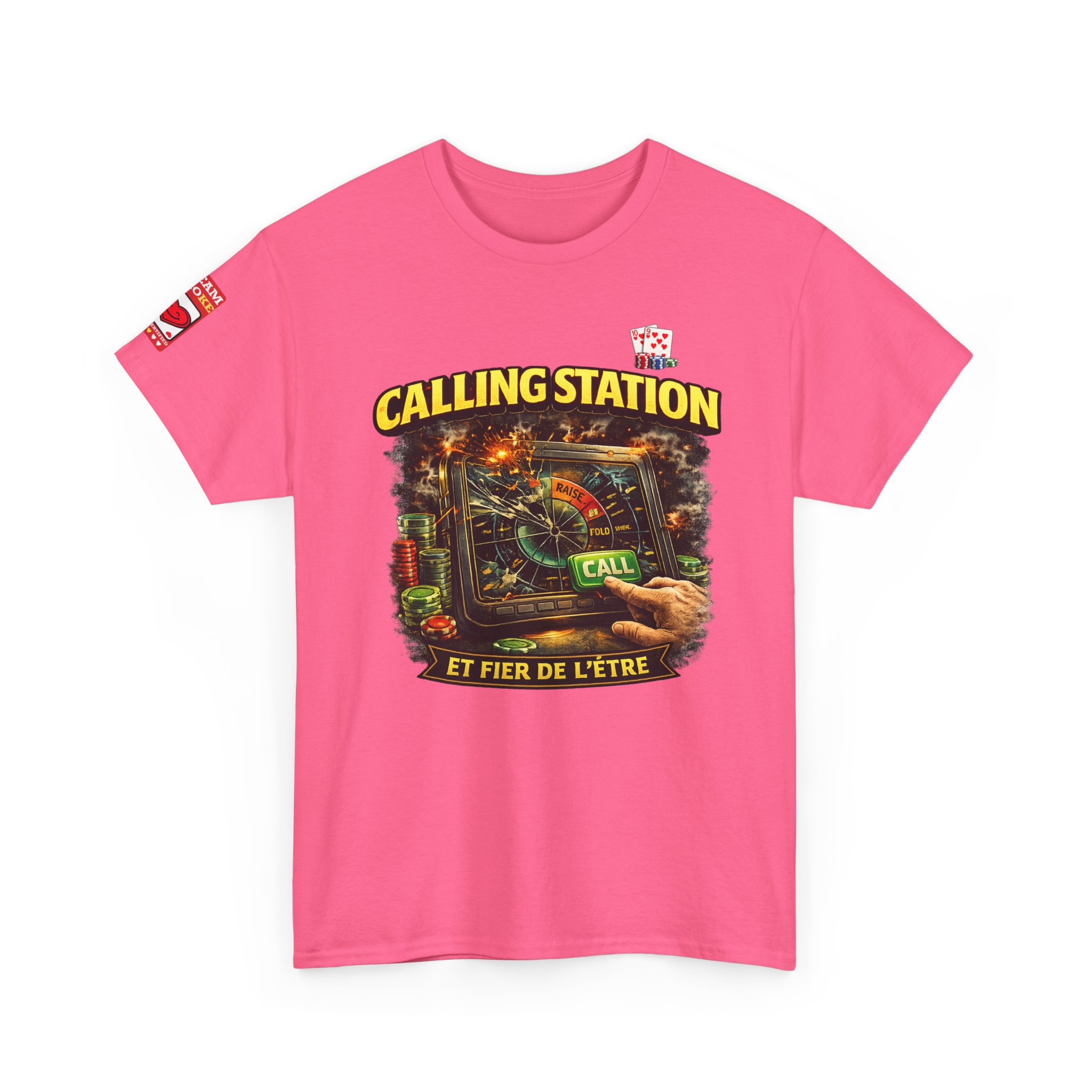 Calling Station Poker T-Shirt — Light Edition – Image 46