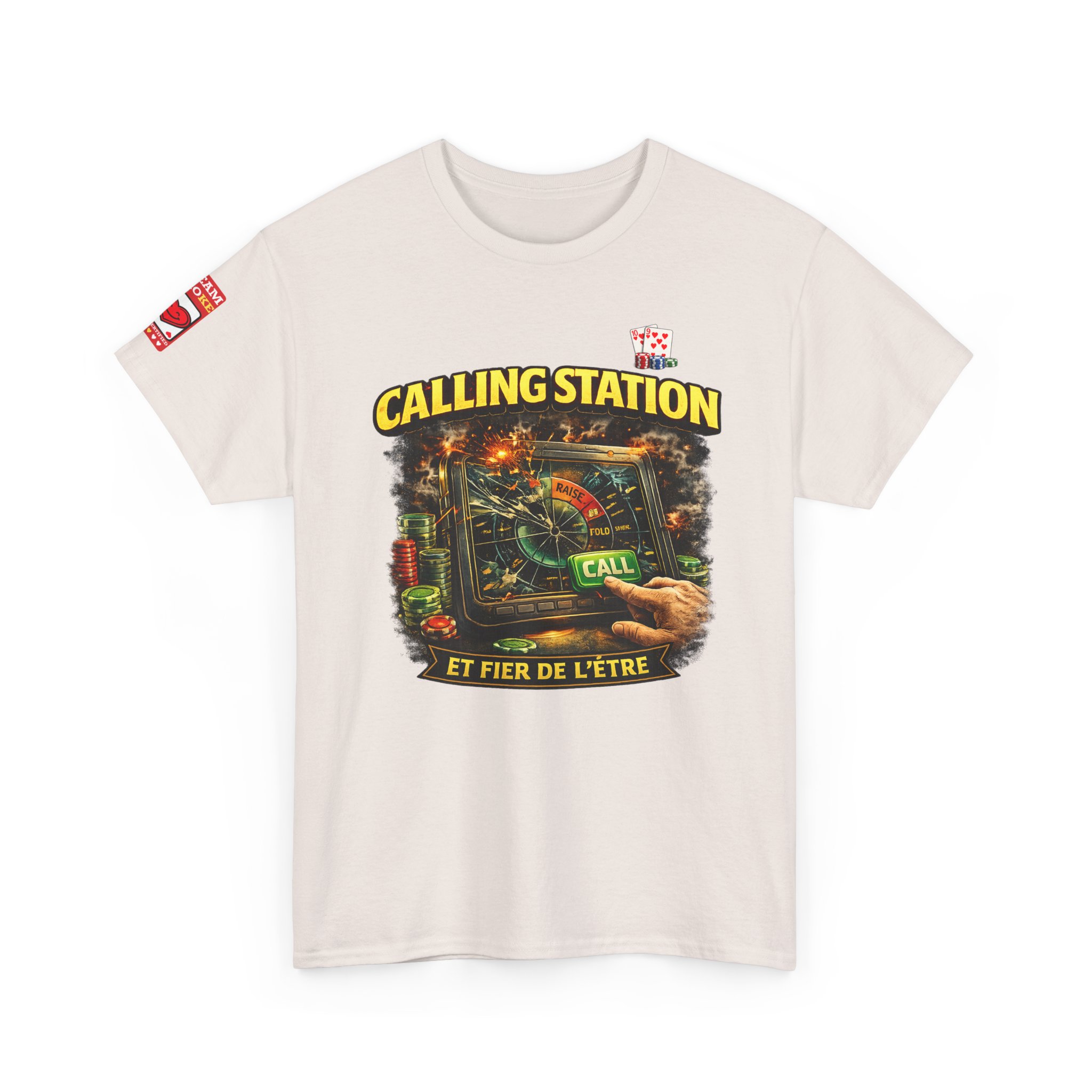 Calling Station Poker T-Shirt — Light Edition – Image 14