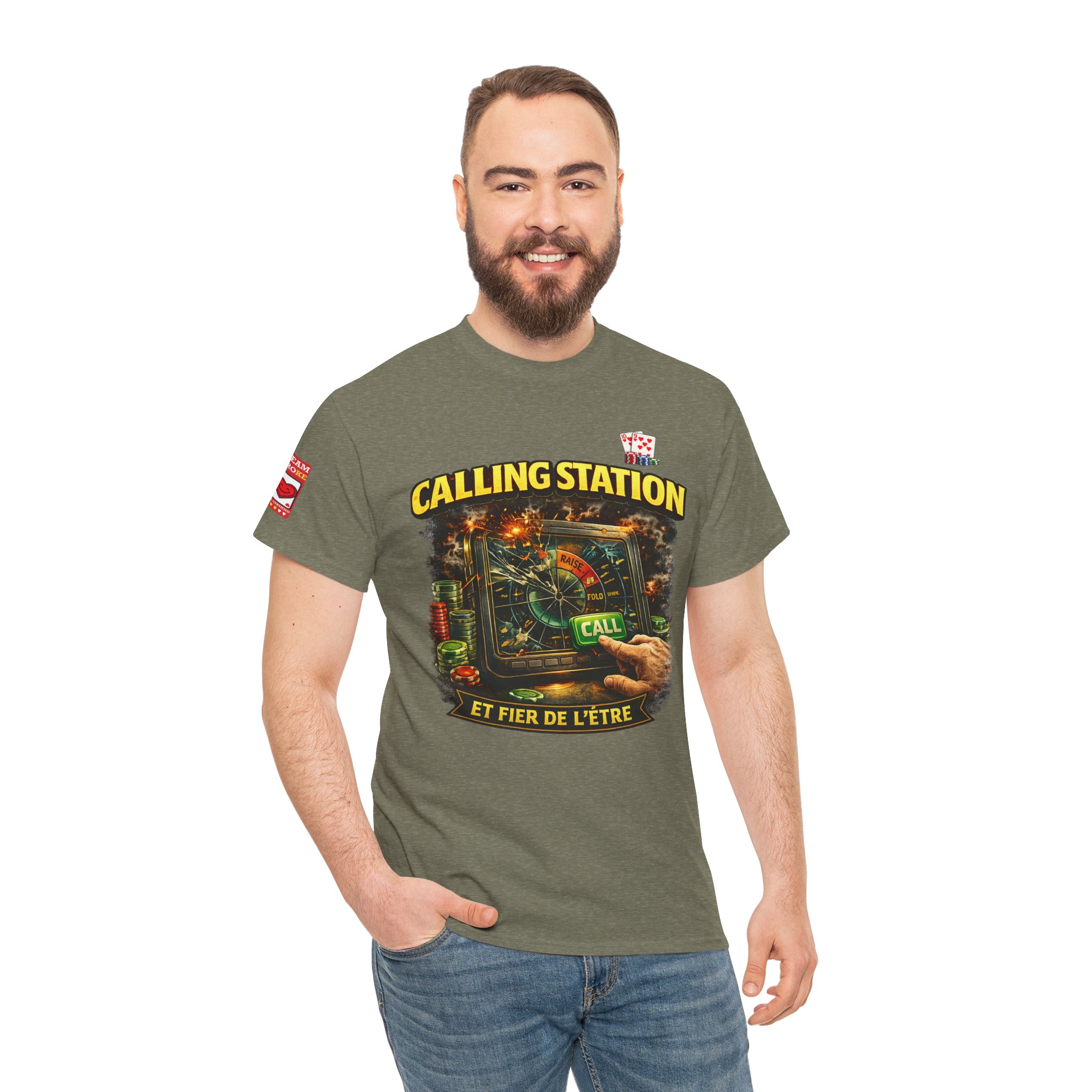 Calling Station Poker T‑Shirt — Dark Edition – Image 5