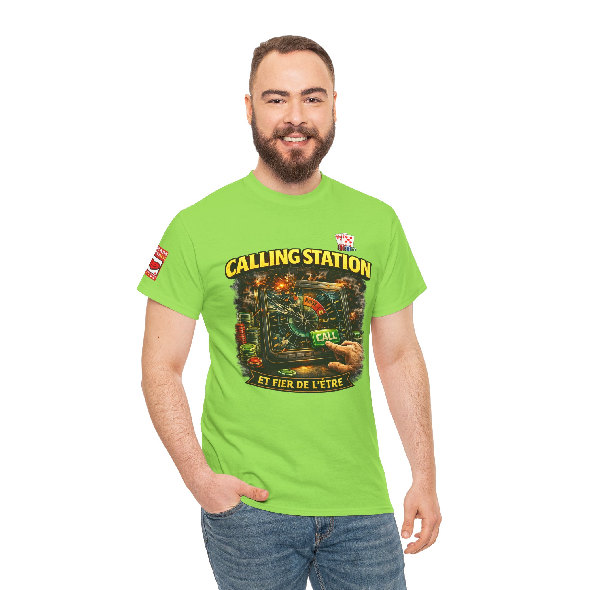 Calling Station Poker T-Shirt — Light Edition – Image 29