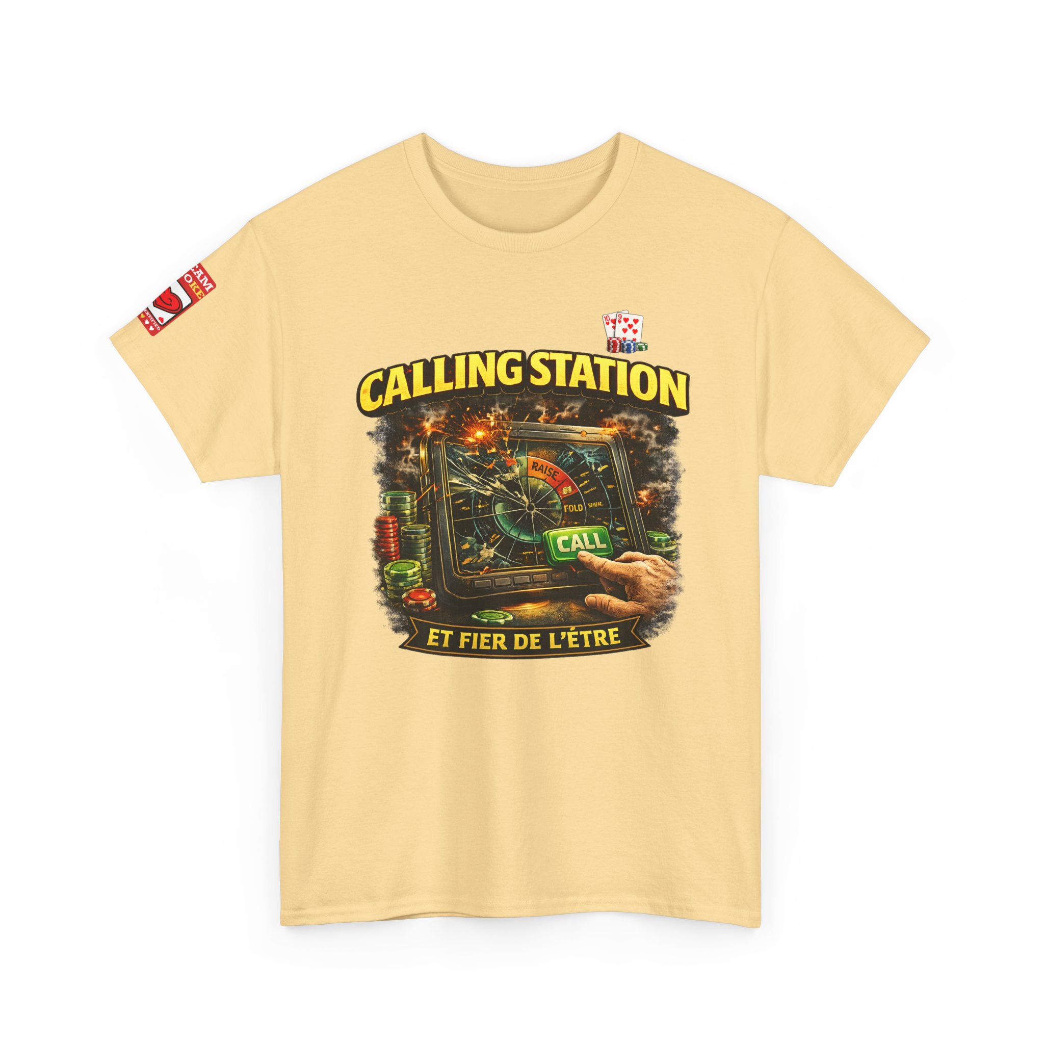 Calling Station Poker T-Shirt — Light Edition – Image 18