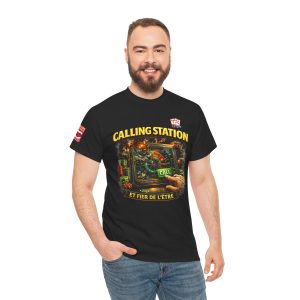 Calling Station Poker T‑Shirt — Dark Edition
