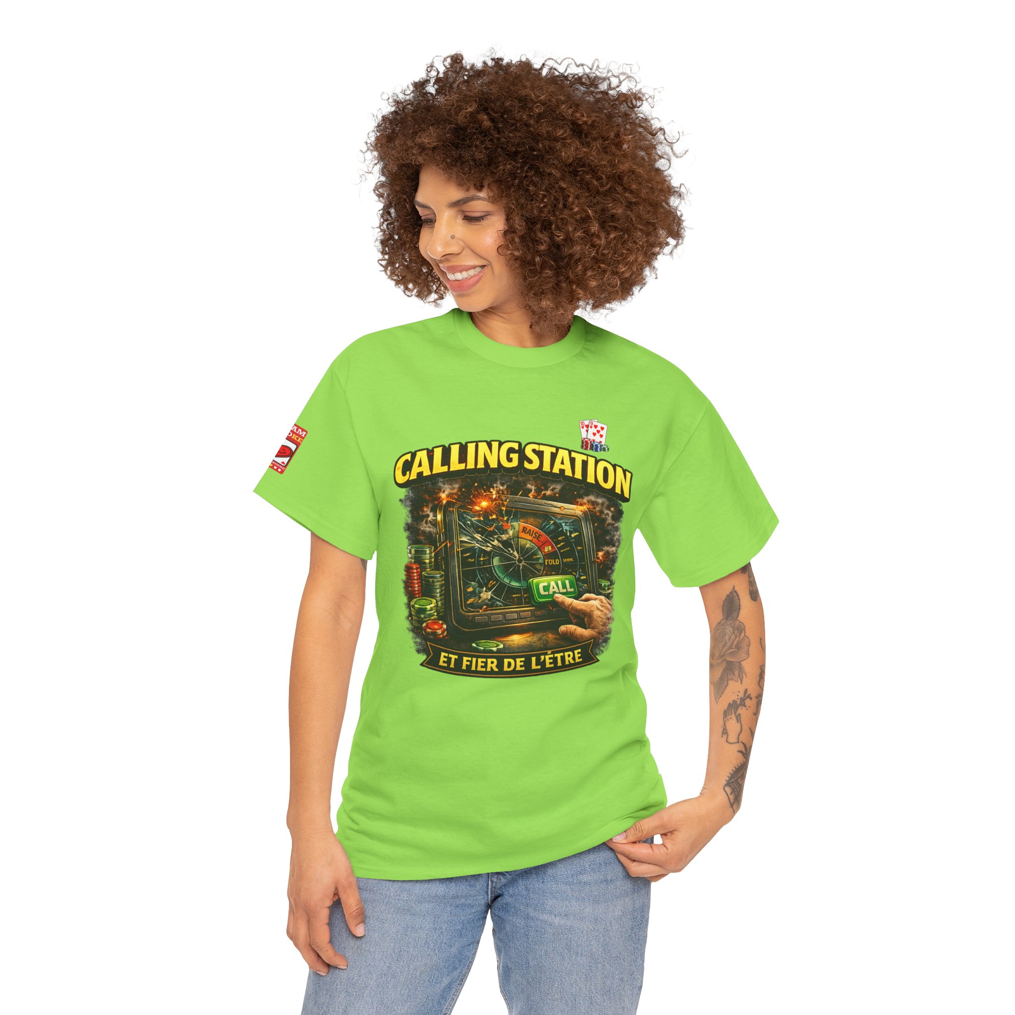 Calling Station Poker T-Shirt — Light Edition – Image 31