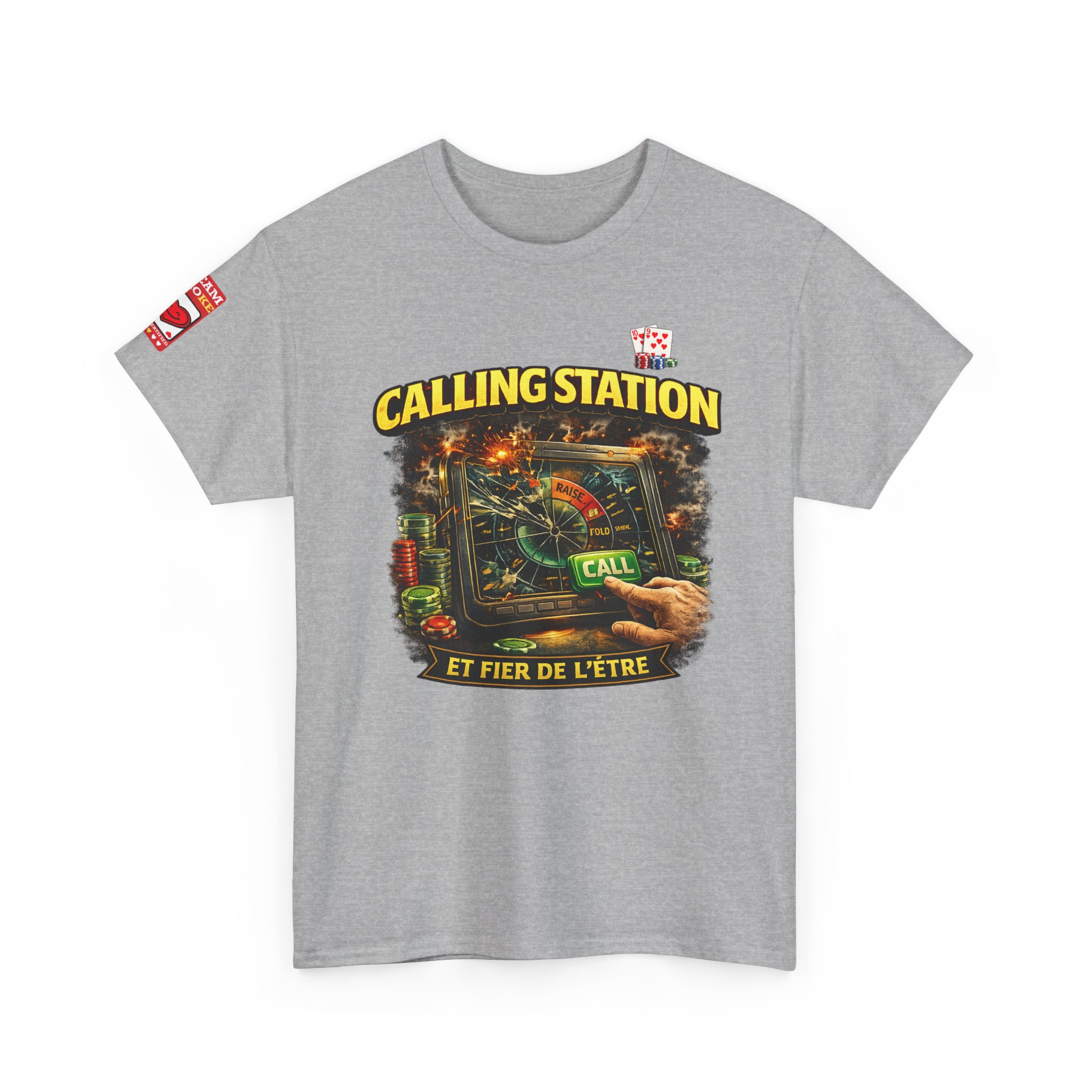 Calling Station Poker T-Shirt — Light Edition – Image 22