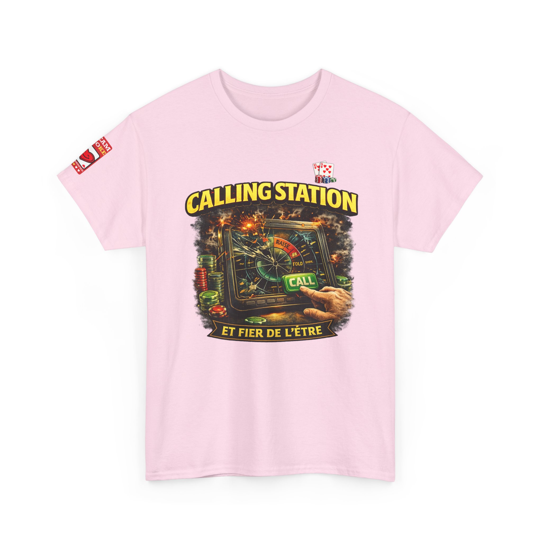 Calling Station Poker T-Shirt — Light Edition – Image 38