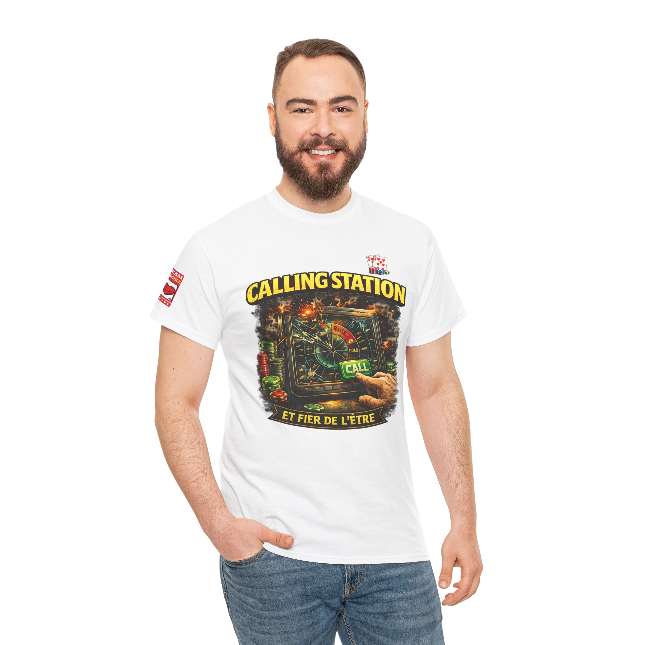 Calling Station Poker T-Shirt — Light Edition