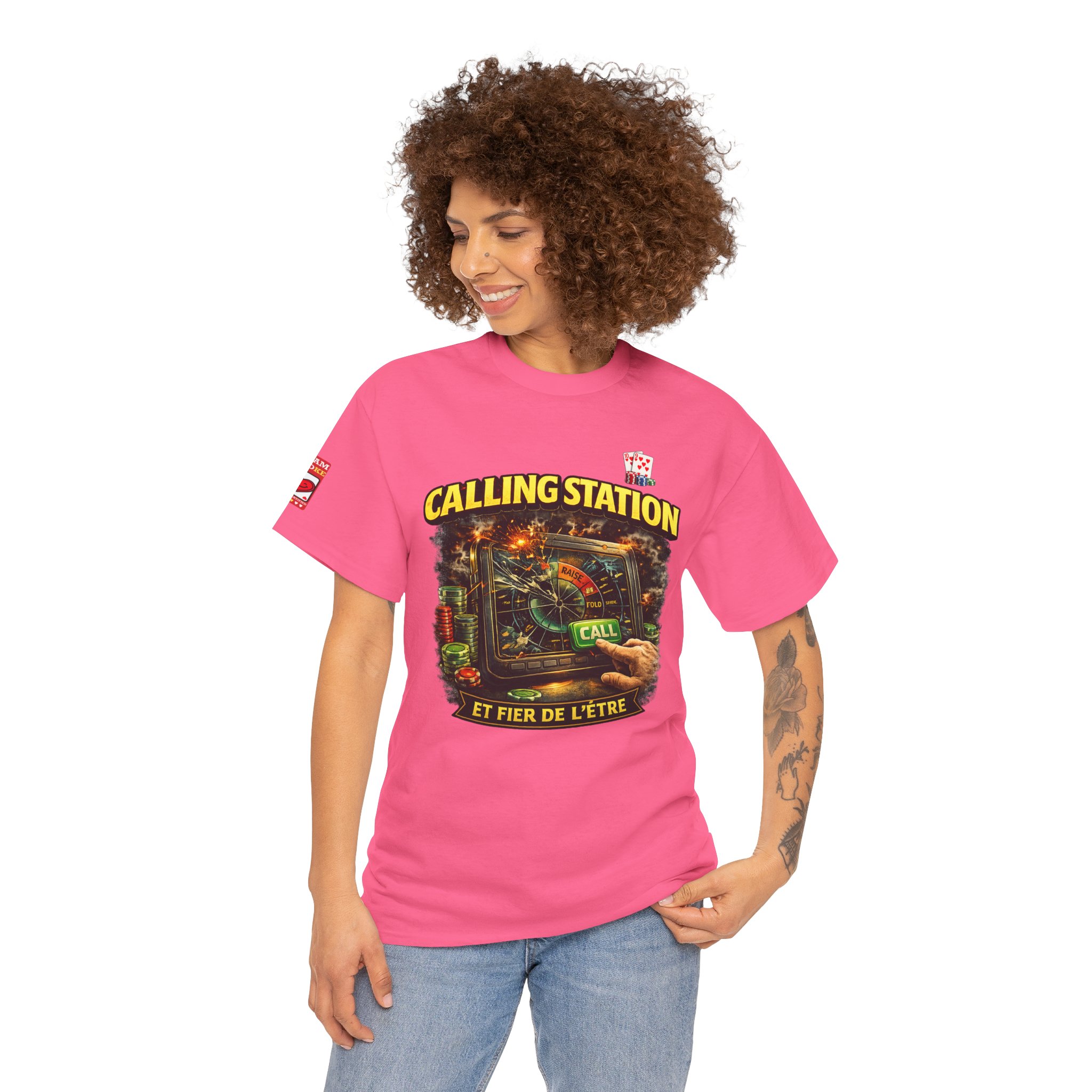 Calling Station Poker T-Shirt — Light Edition – Image 47