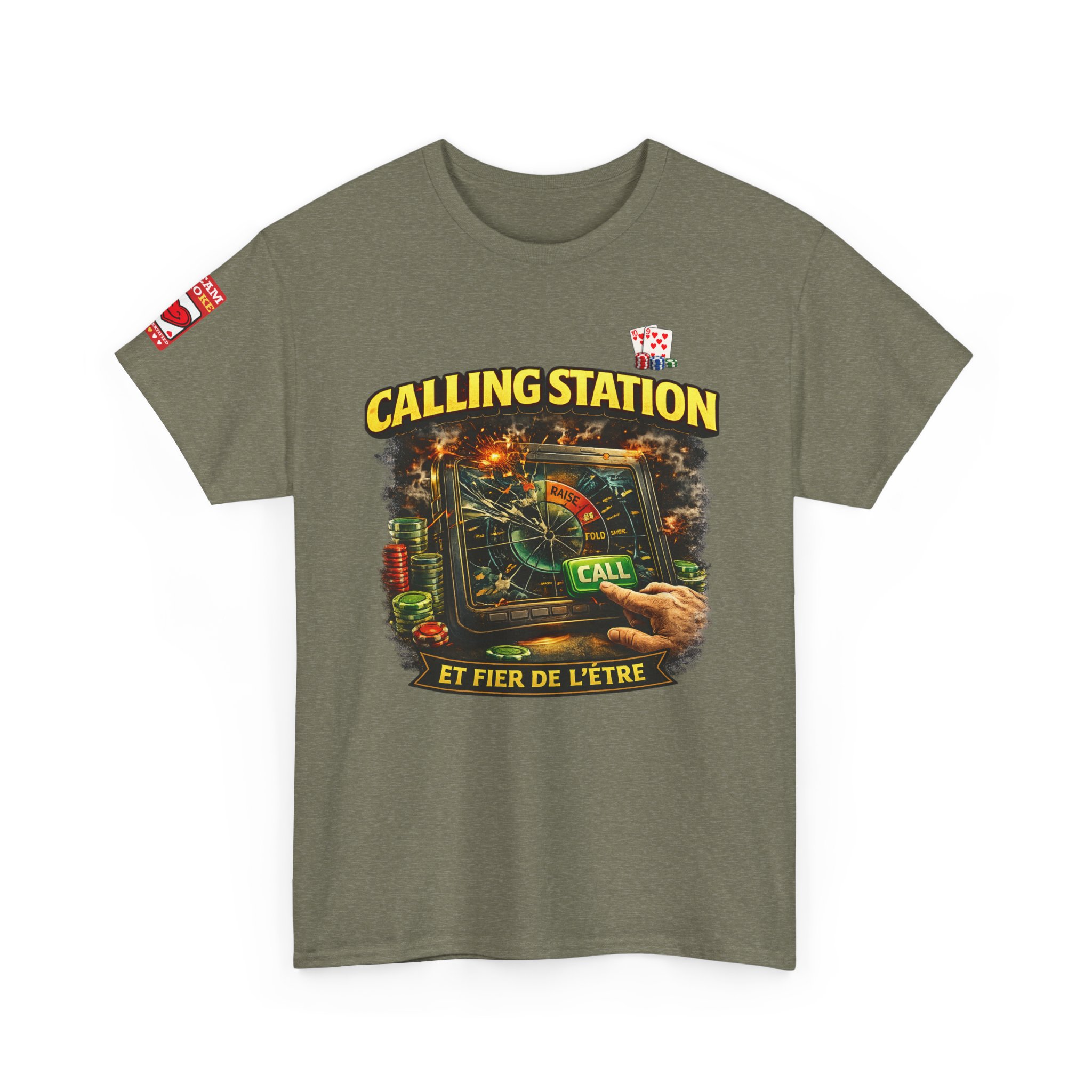 Calling Station Poker T‑Shirt — Dark Edition – Image 6