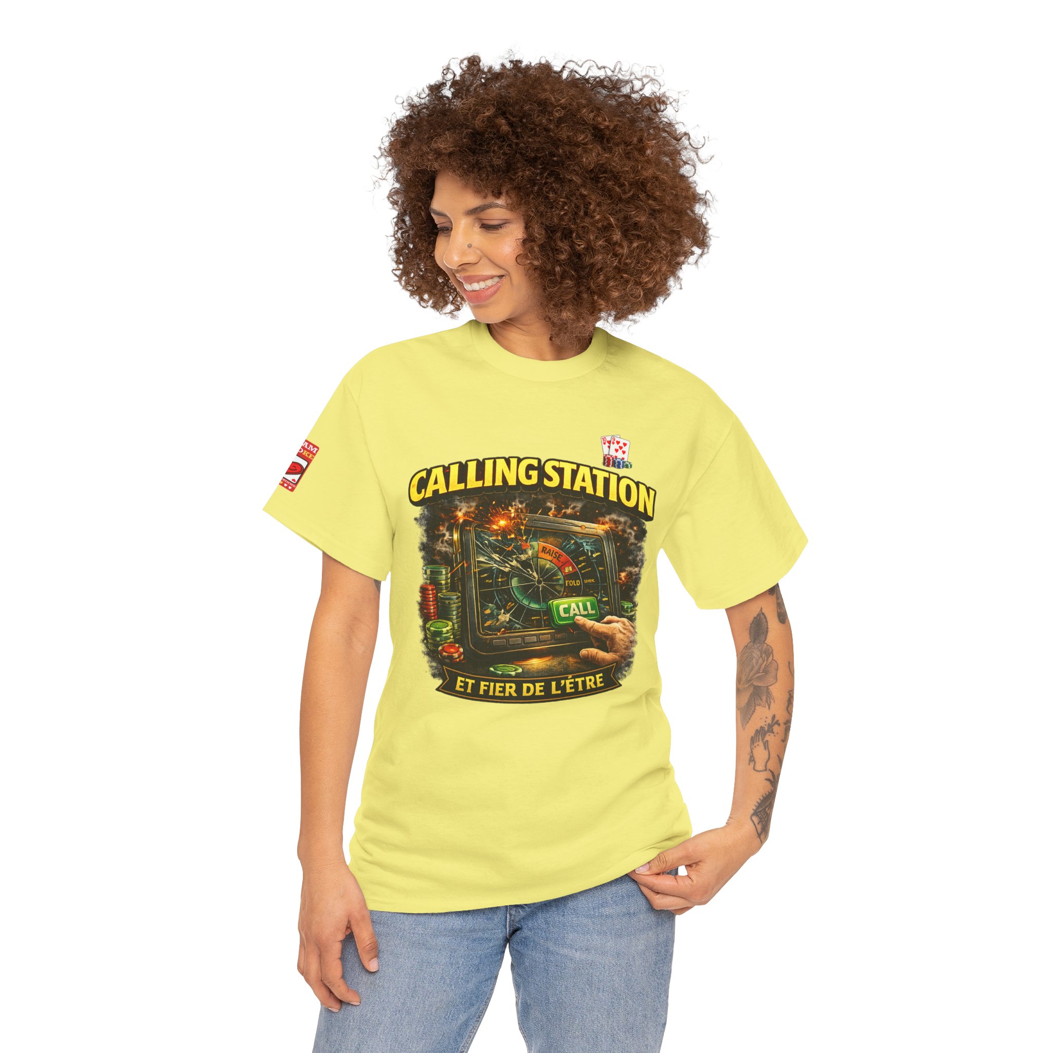 Calling Station Poker T-Shirt — Light Edition – Image 27