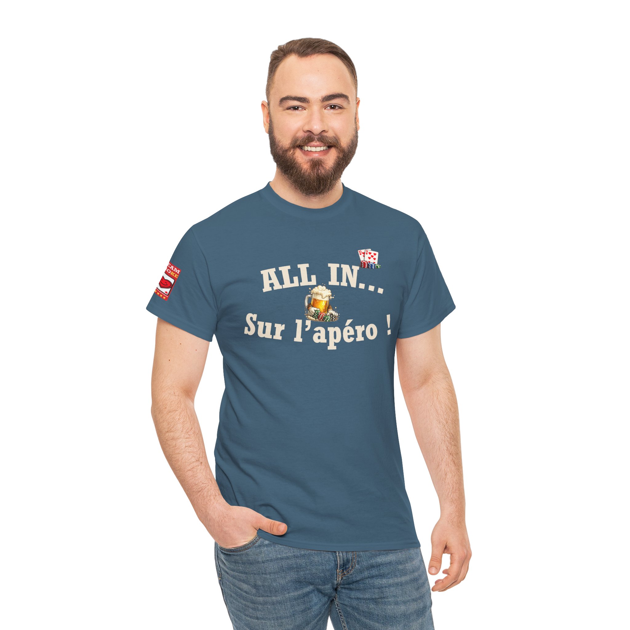 T-Shirt "All In... Sur l'apéro !" — Dark Edition – Image 21