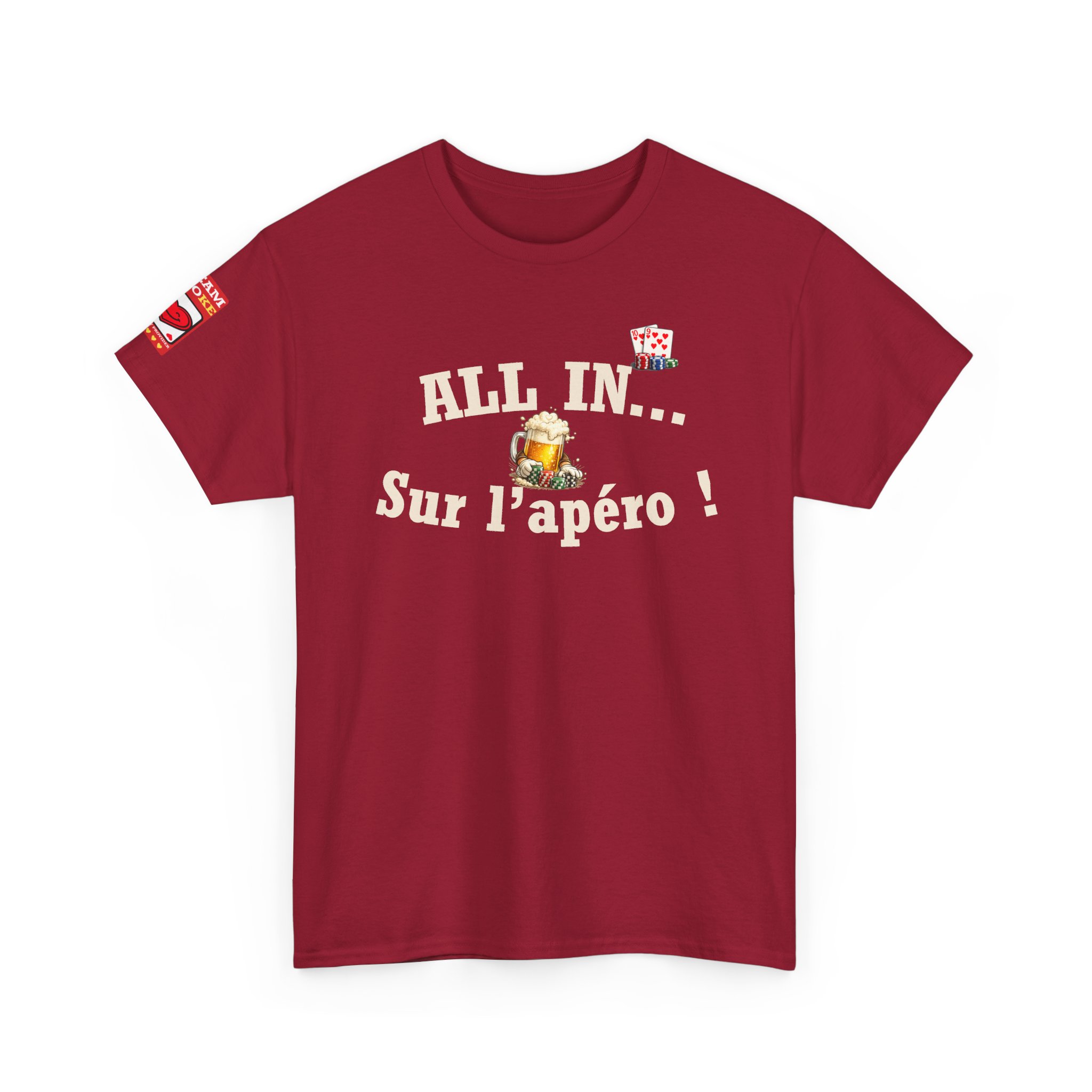 T-Shirt "All In... Sur l'apéro !" — Dark Edition – Image 6