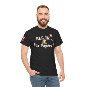 T-Shirt  "All In... Sur l'apéro !" — Dark Edition