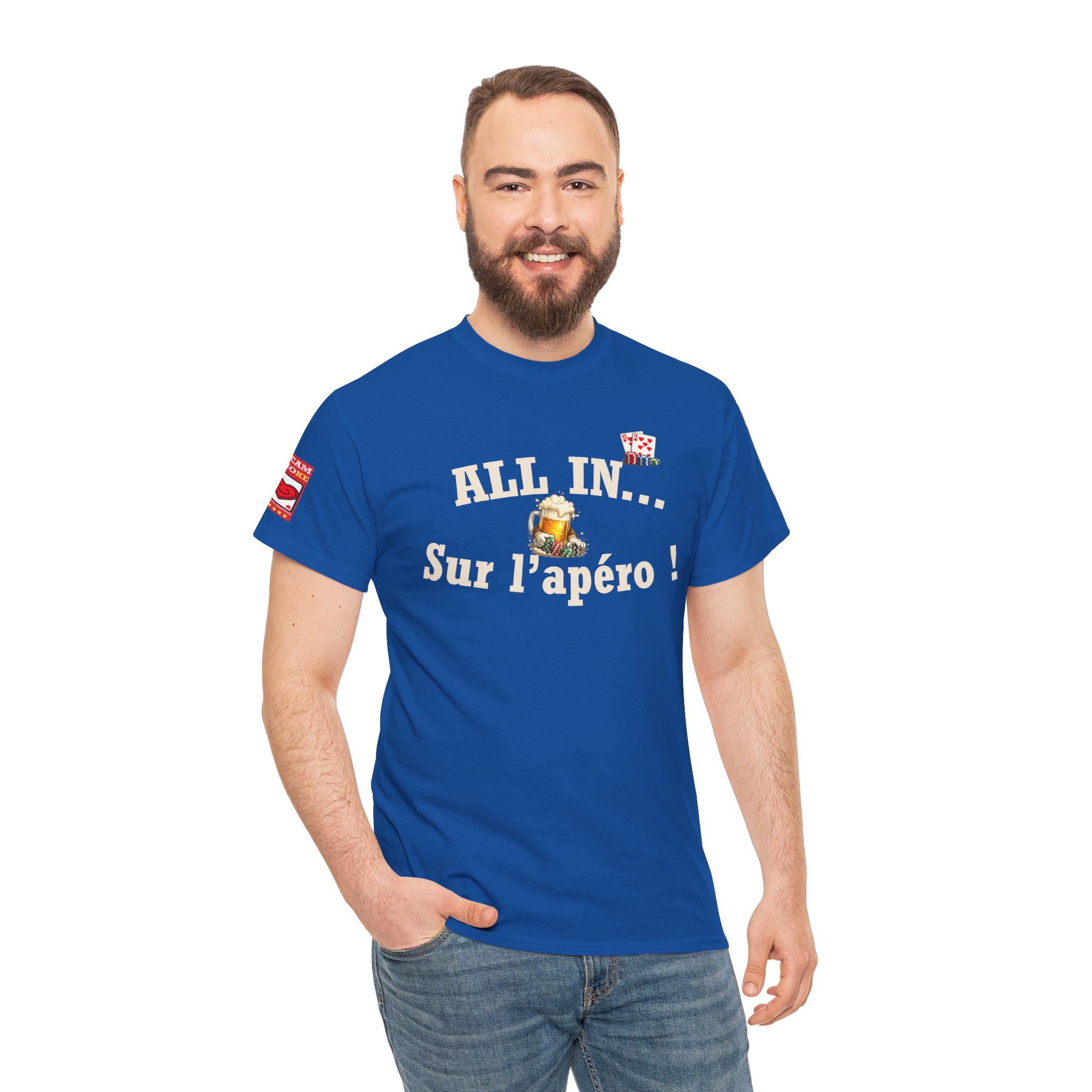 T-Shirt "All In... Sur l'apéro !" — Dark Edition – Image 11